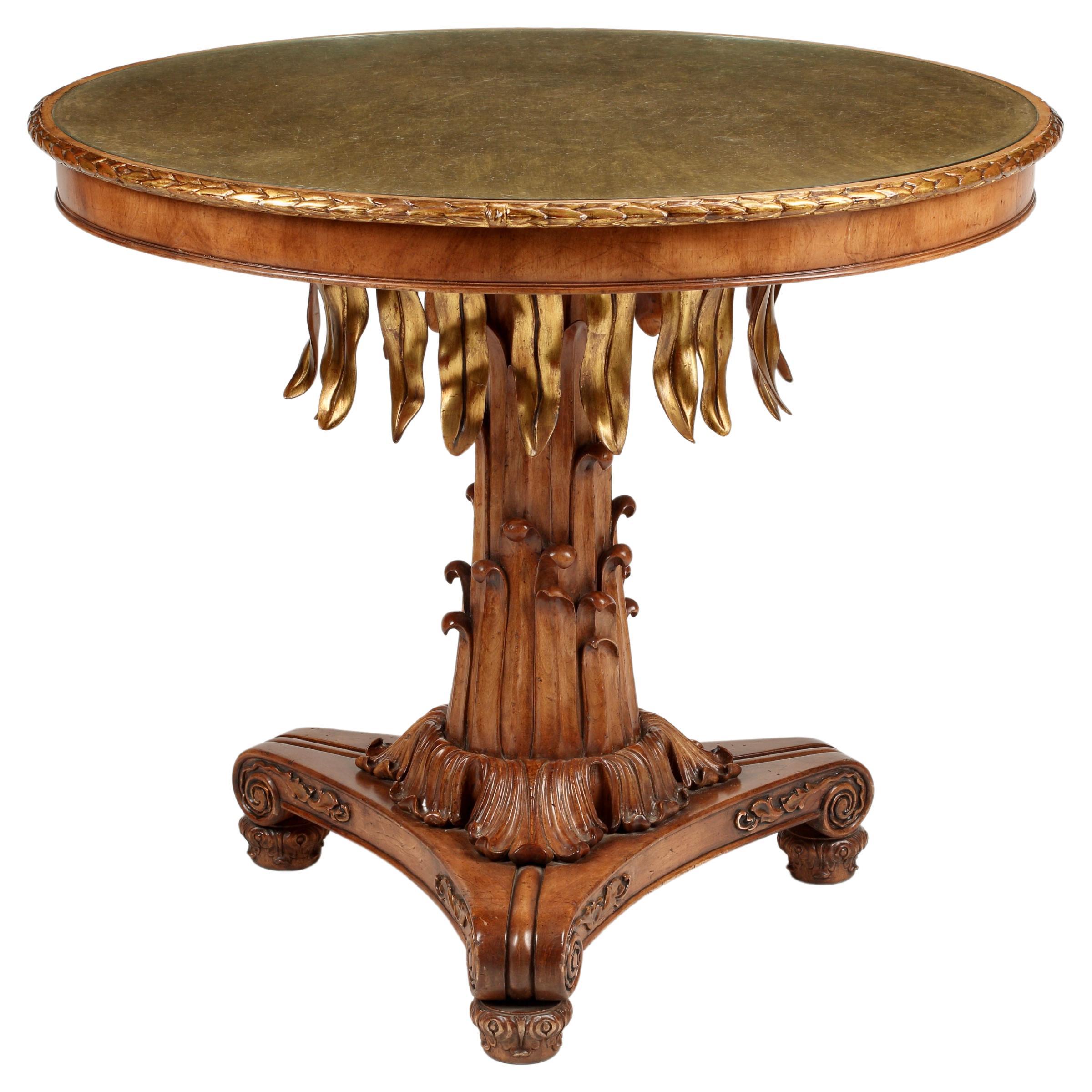 Parcel Gilt Center Table, 19th Century Continental 