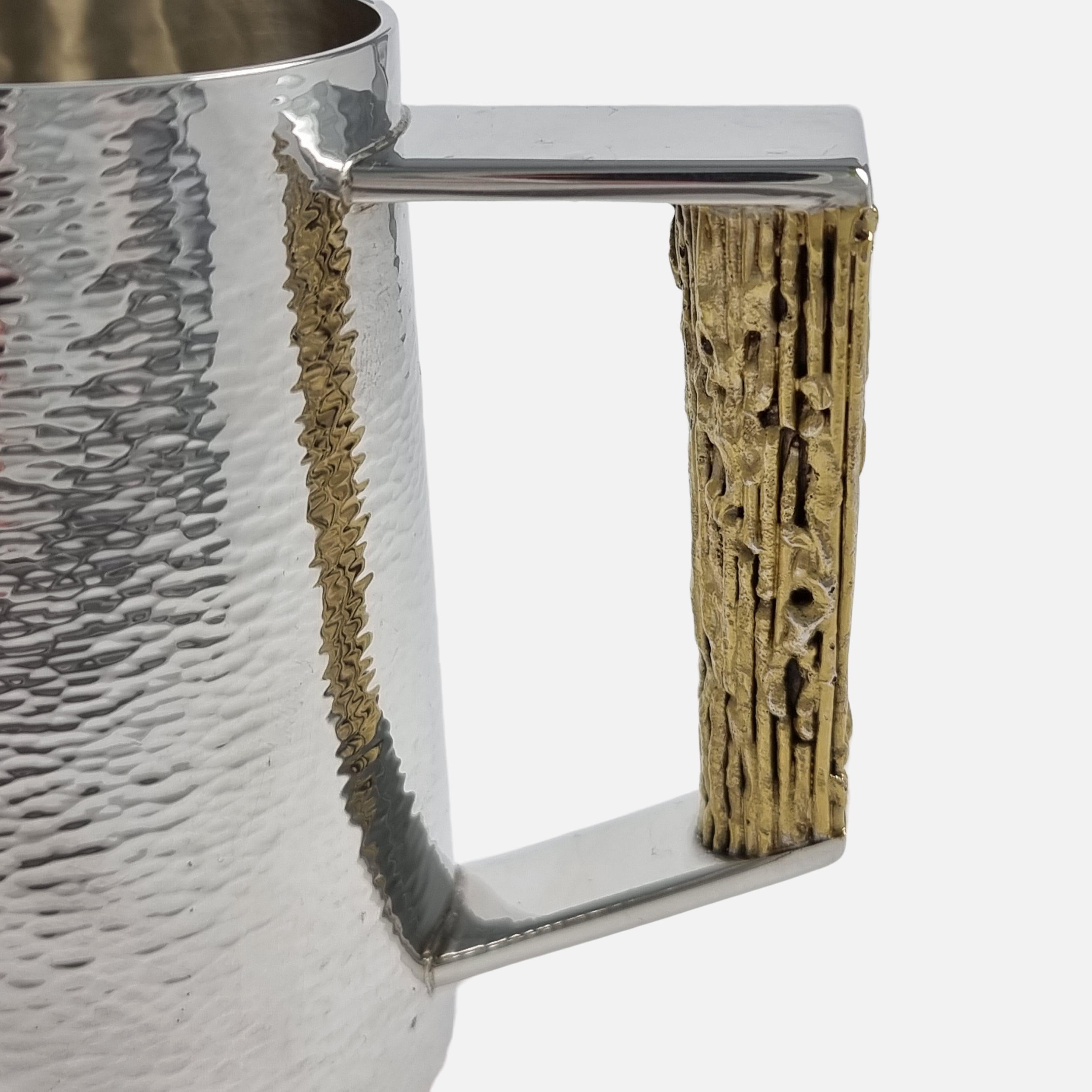 Mug aus Sterlingsilber, Stuart Devlin, 1974 im Angebot 5