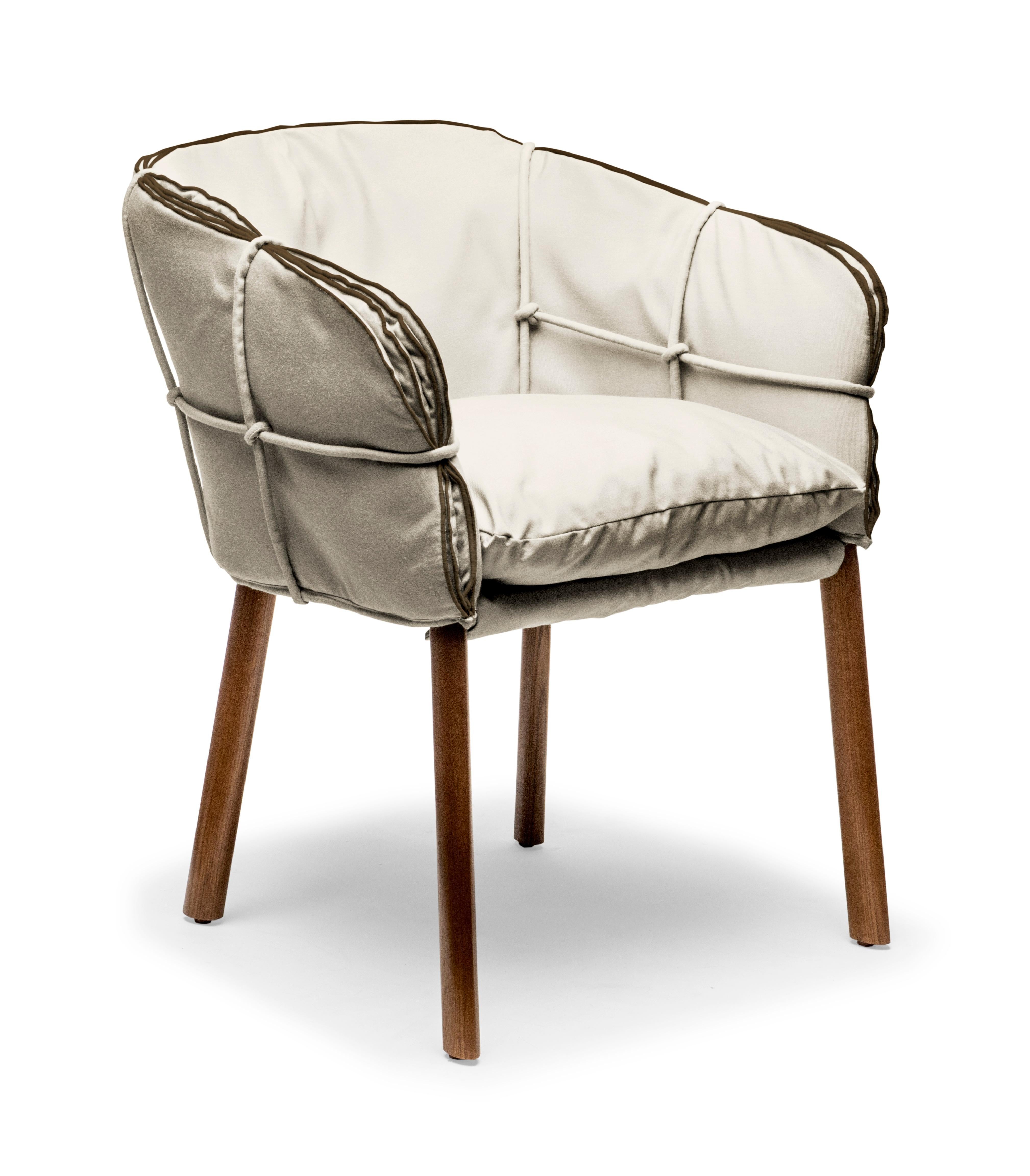 Contemporary Parchment Armchair by Kenneth Cobonpue For Sale