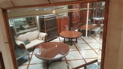 Parchment Art Deco Style Mirror