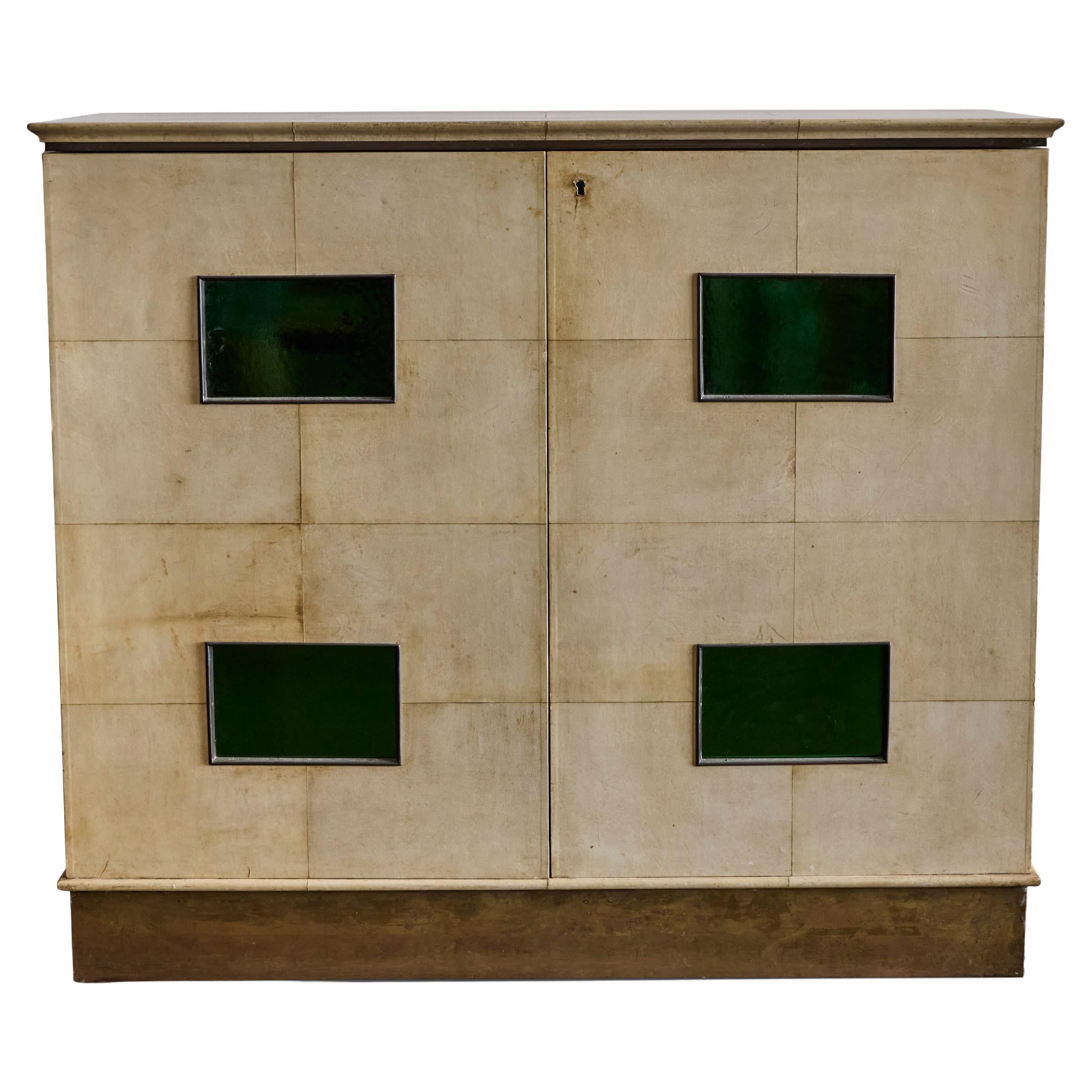 Parchment Bar Cabinet by Paolo Buffa
