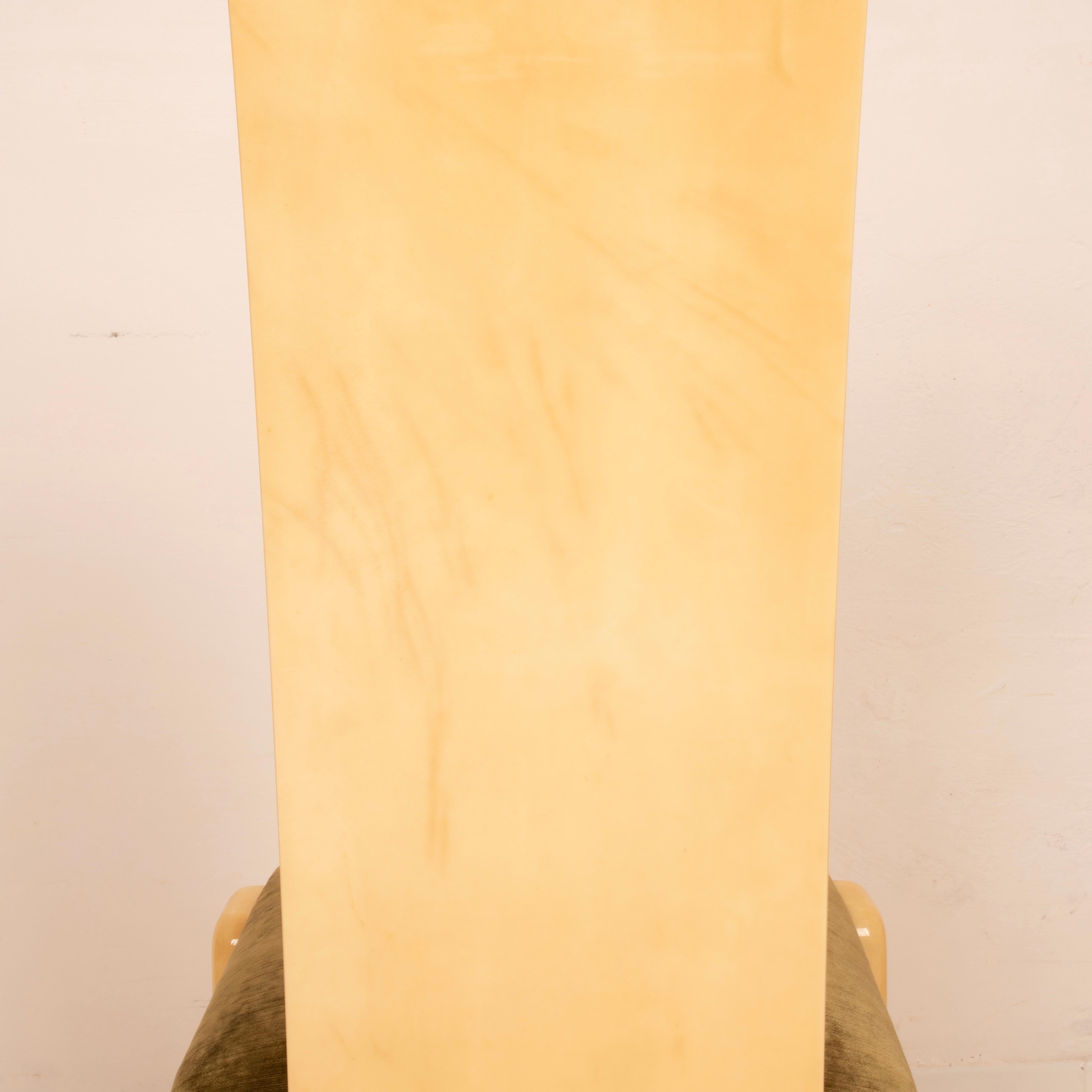 Parchment Chairs by Aldo Tura for Tura Milano 1960 Set of 4 in vendita 10