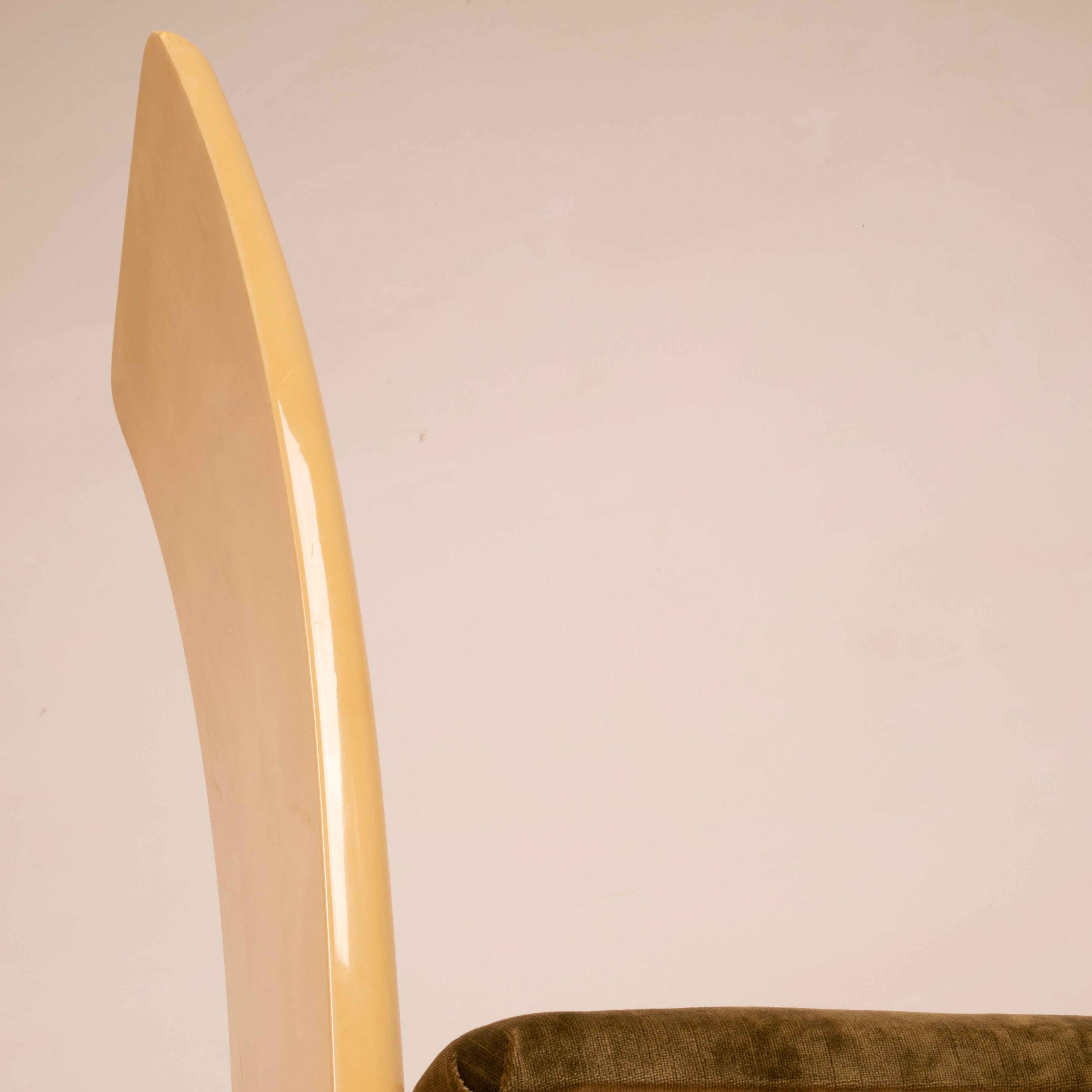 Parchment Chairs by Aldo Tura for Tura Milano 1960 Set of 4 in vendita 13