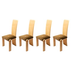 Parchment Chairs by Aldo Tura for Tura Milano 1960 Set of 4