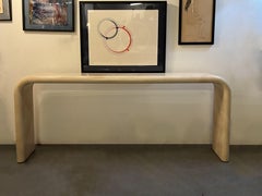 Parchment Console Table by Karl Springer