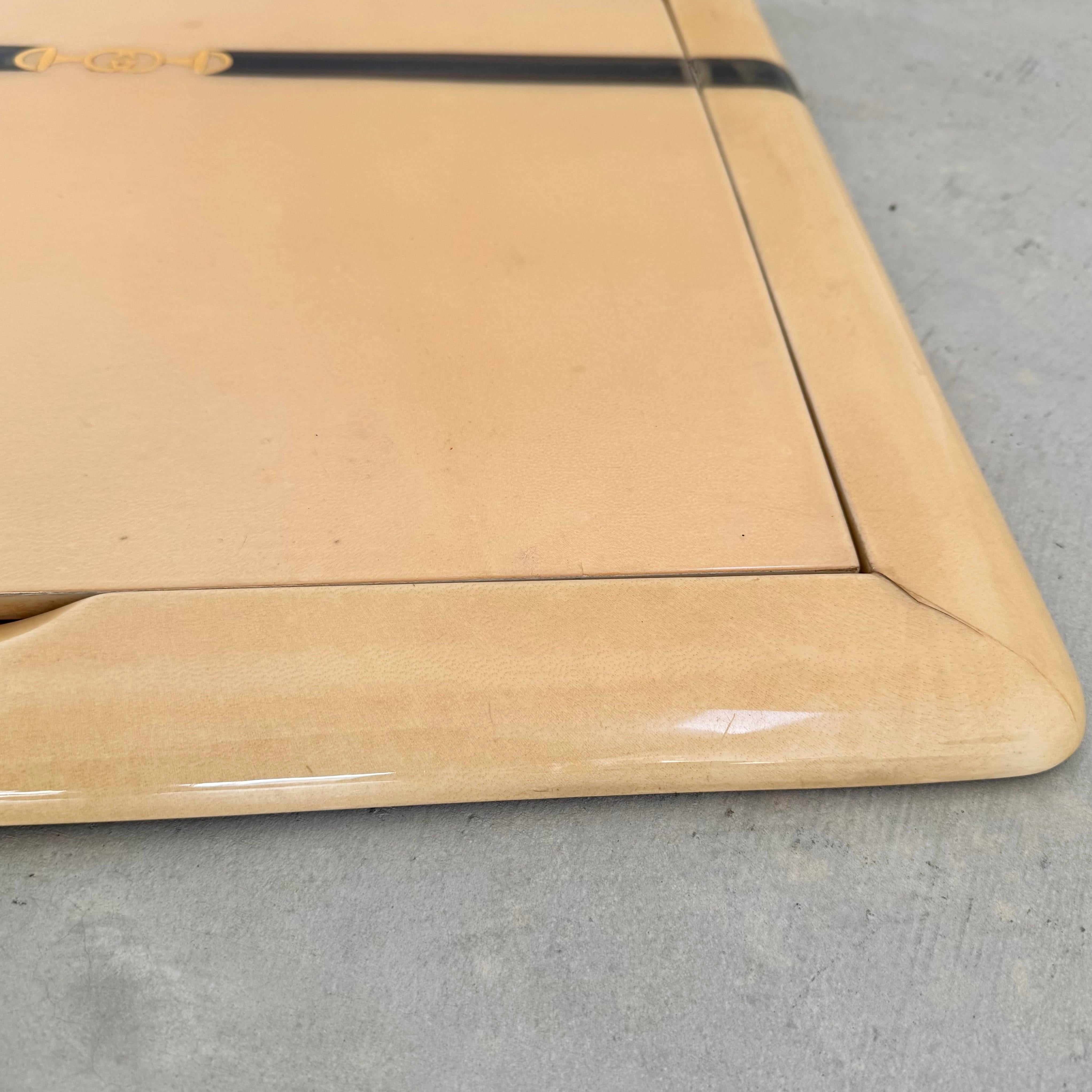 Parchment Desk Pad by Gucci, 1930s Italy For Sale 2