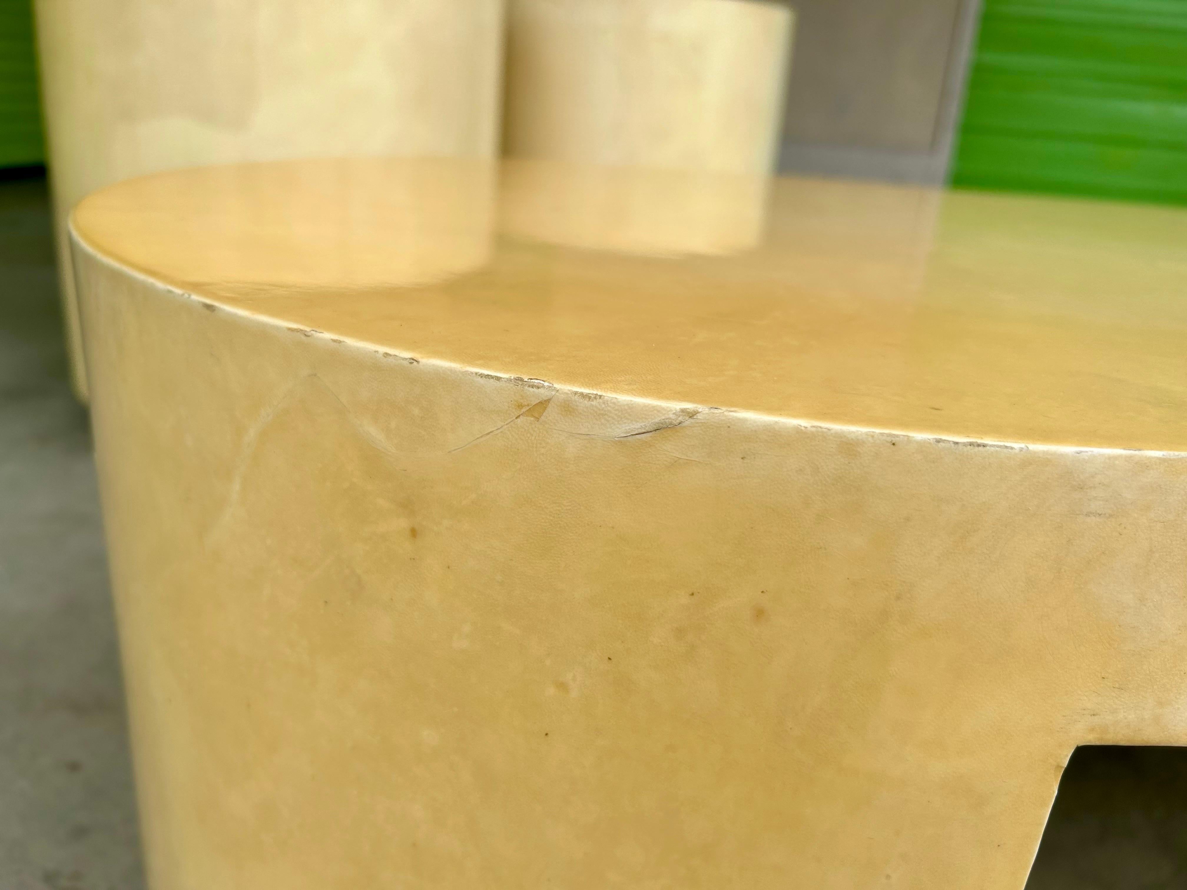 Hand-Crafted Parchment Tables Karl Springer LTD
