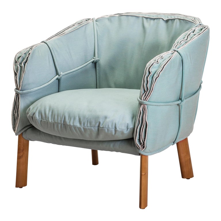 Parchment Easy Armchair by Kenneth Cobonpue For Sale