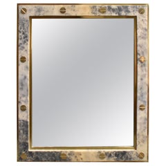 Parchment "Gucci" Style Design Mirror