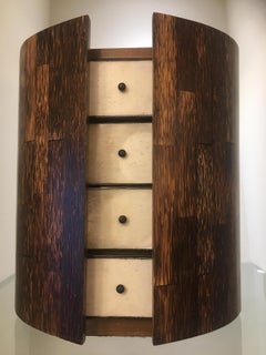 Pergamentschmuckkästchen, R&Y Agousti Paris, 20. Jahrhundert