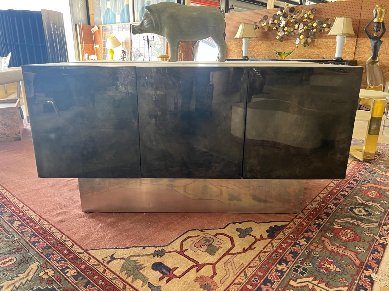 Parchment, Lacquer, Resin Credenza 5