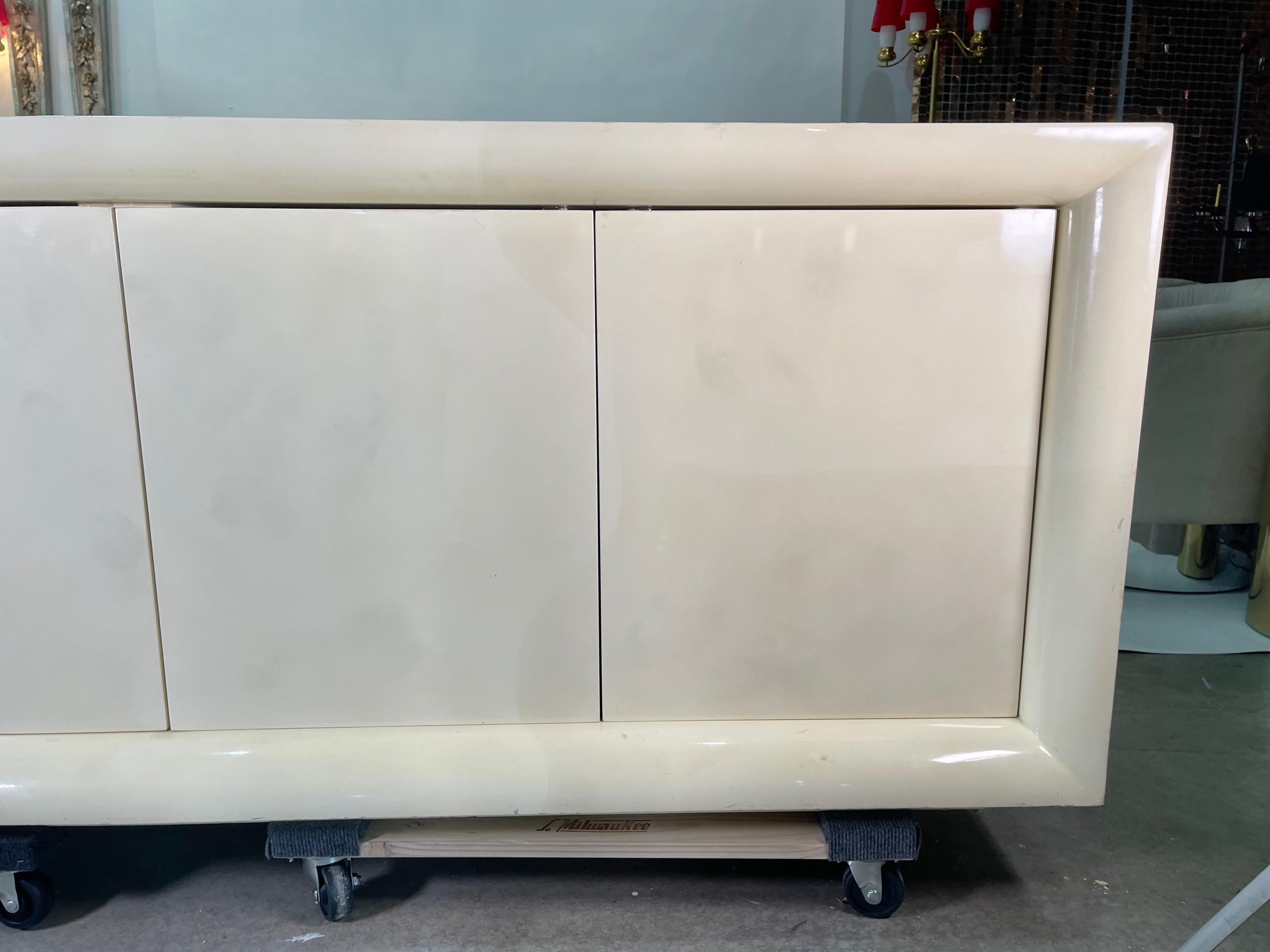 Parchment Lacquered Sideboard 4
