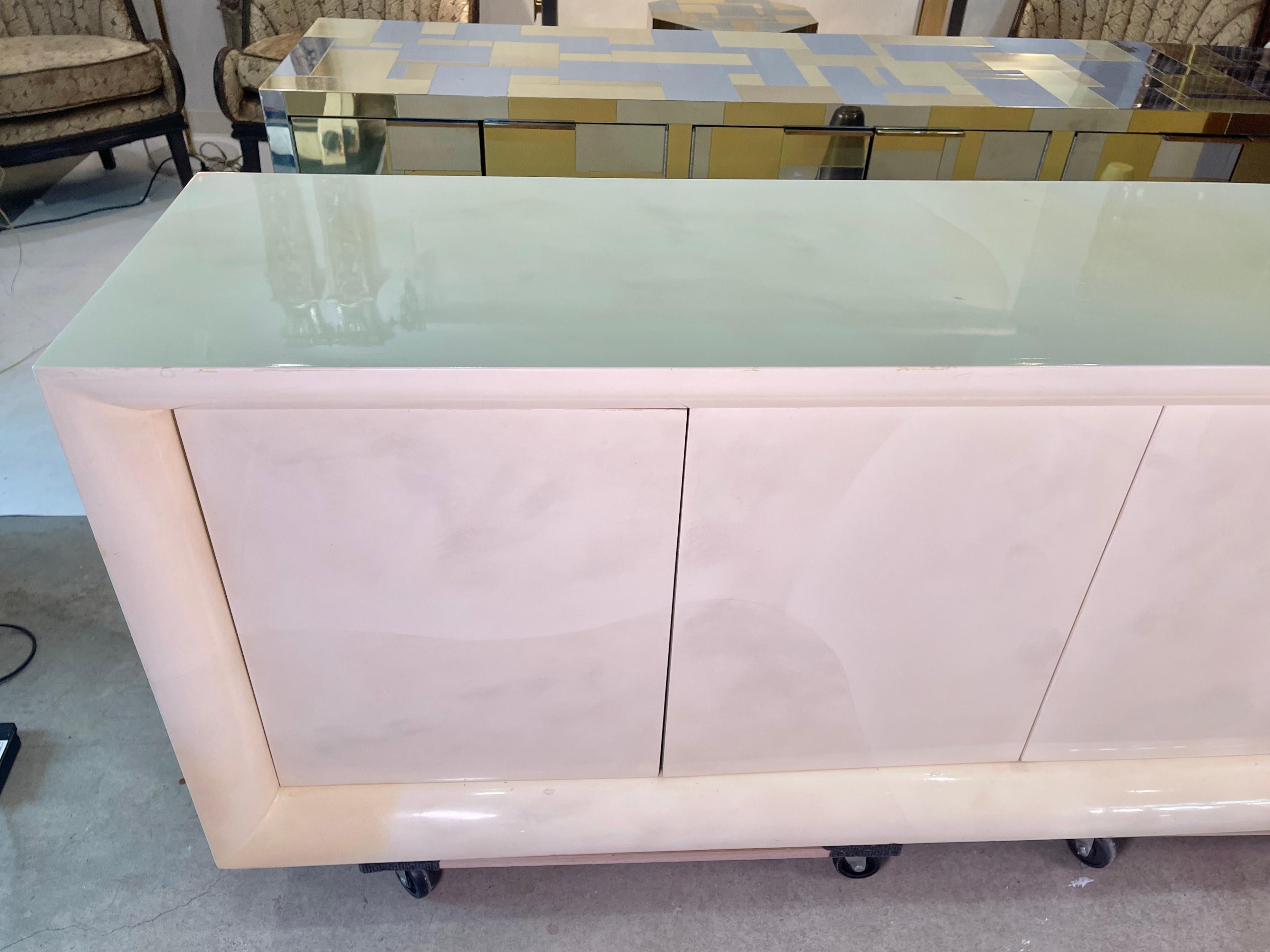 Parchment Lacquered Sideboard 5
