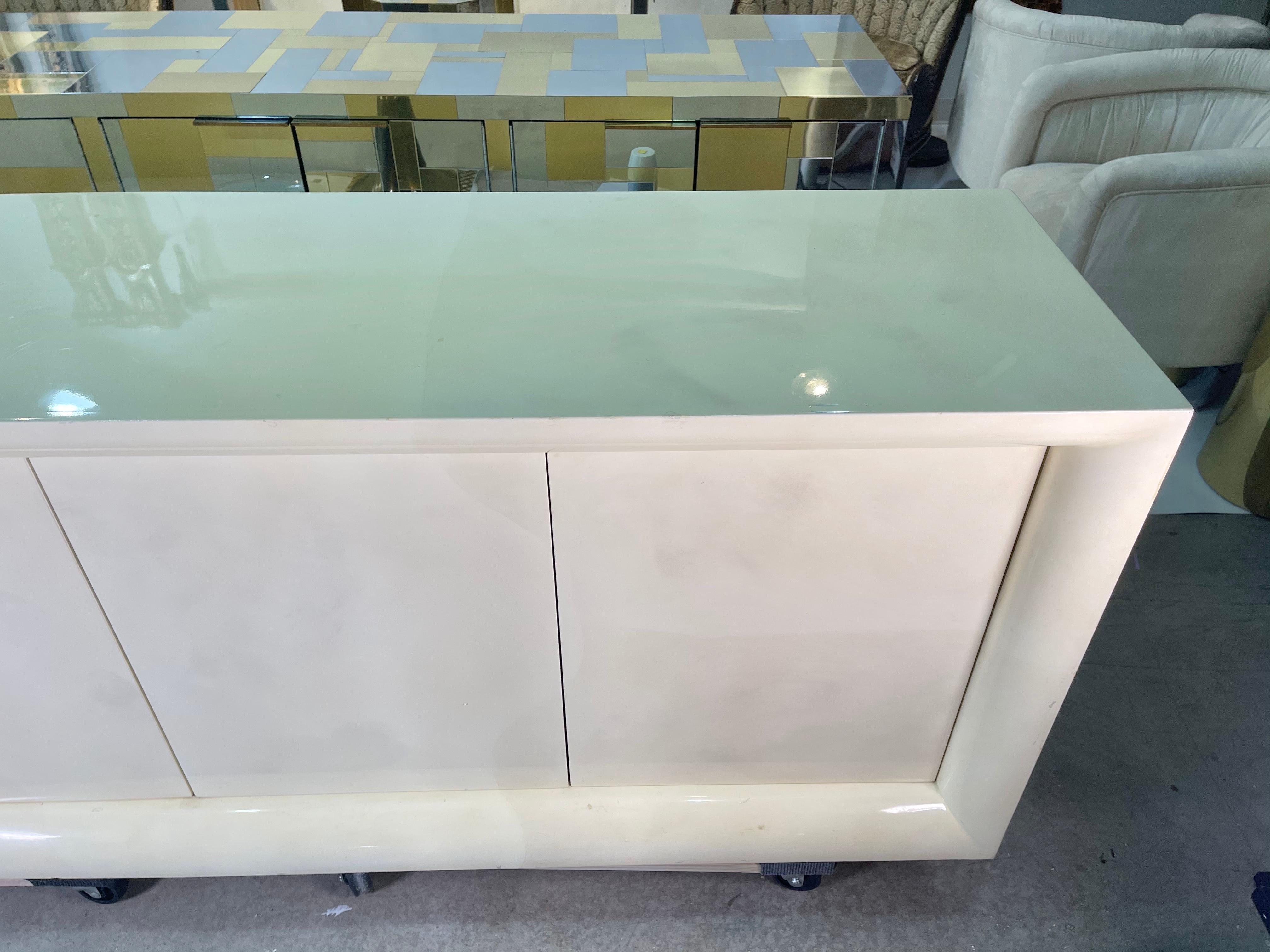 Parchment Lacquered Sideboard 6