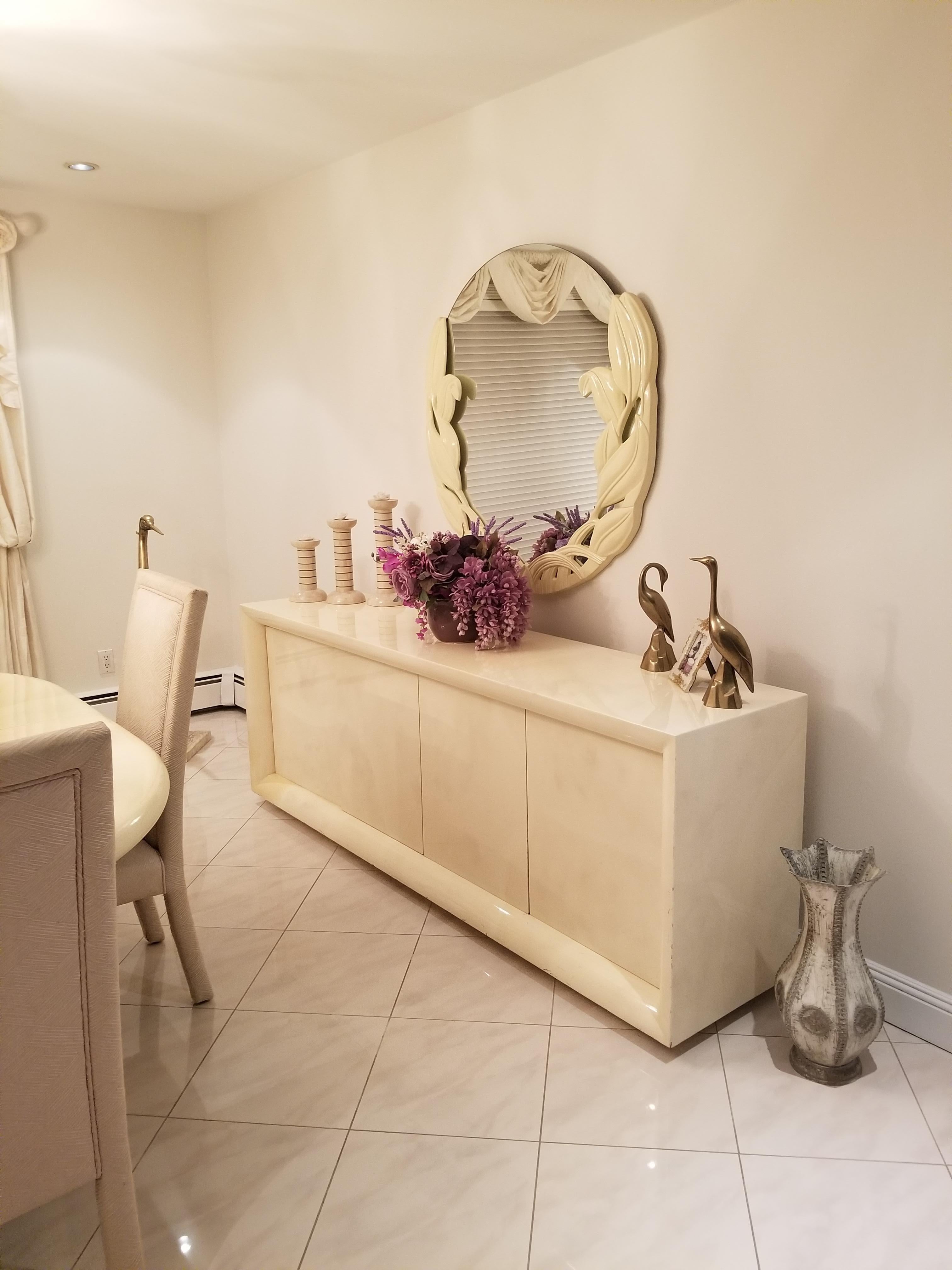 Parchment Lacquered Sideboard 1
