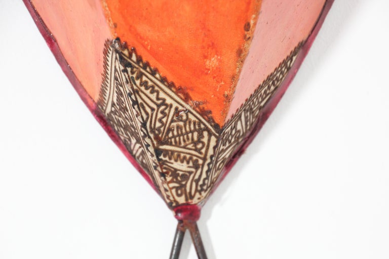 Parchment Moroccan African Tribal Art Decor For Sale at 1stDibs