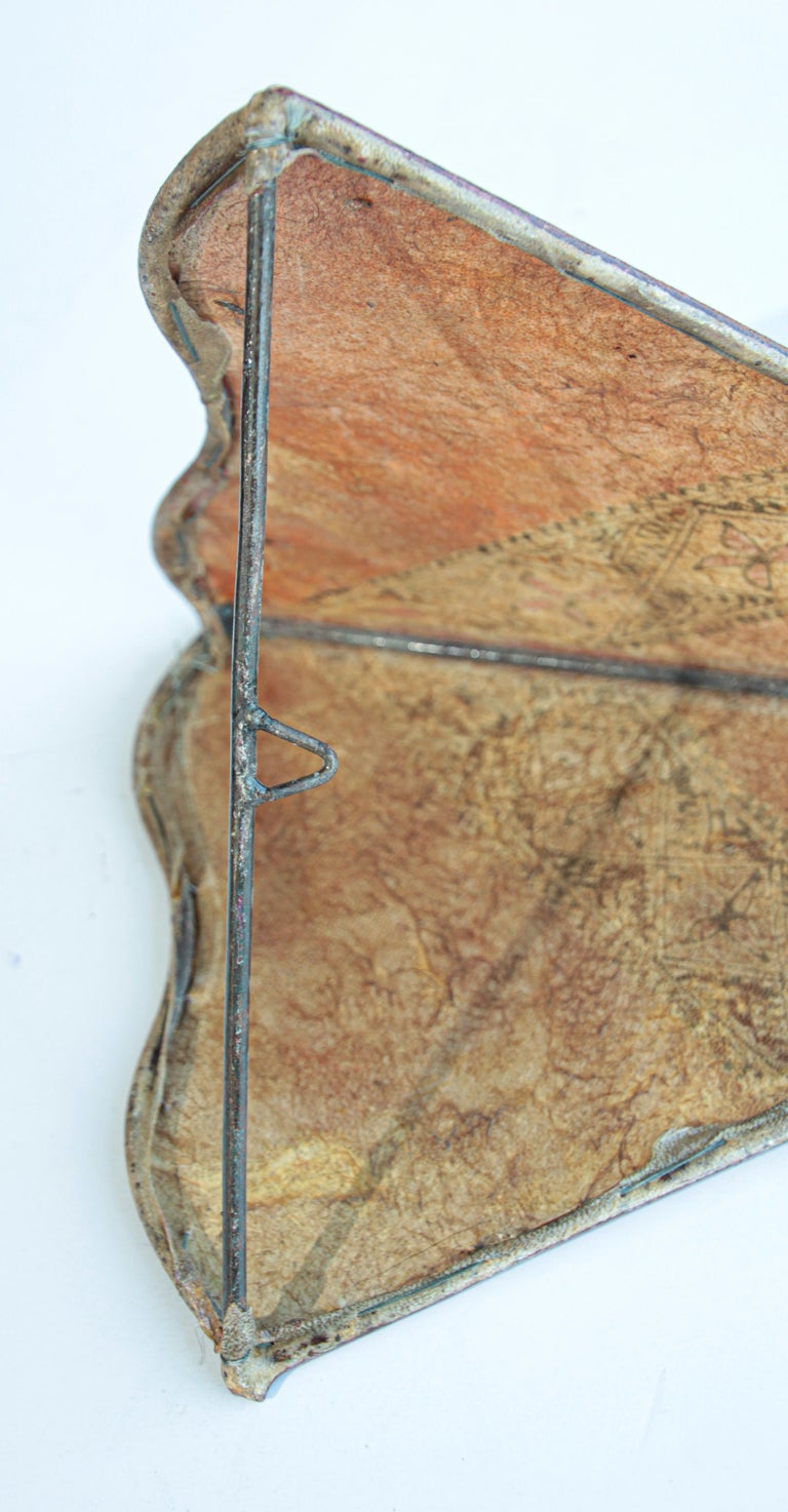 Parchment North African Tribal Art Wall Sconce For Sale at 1stDibs