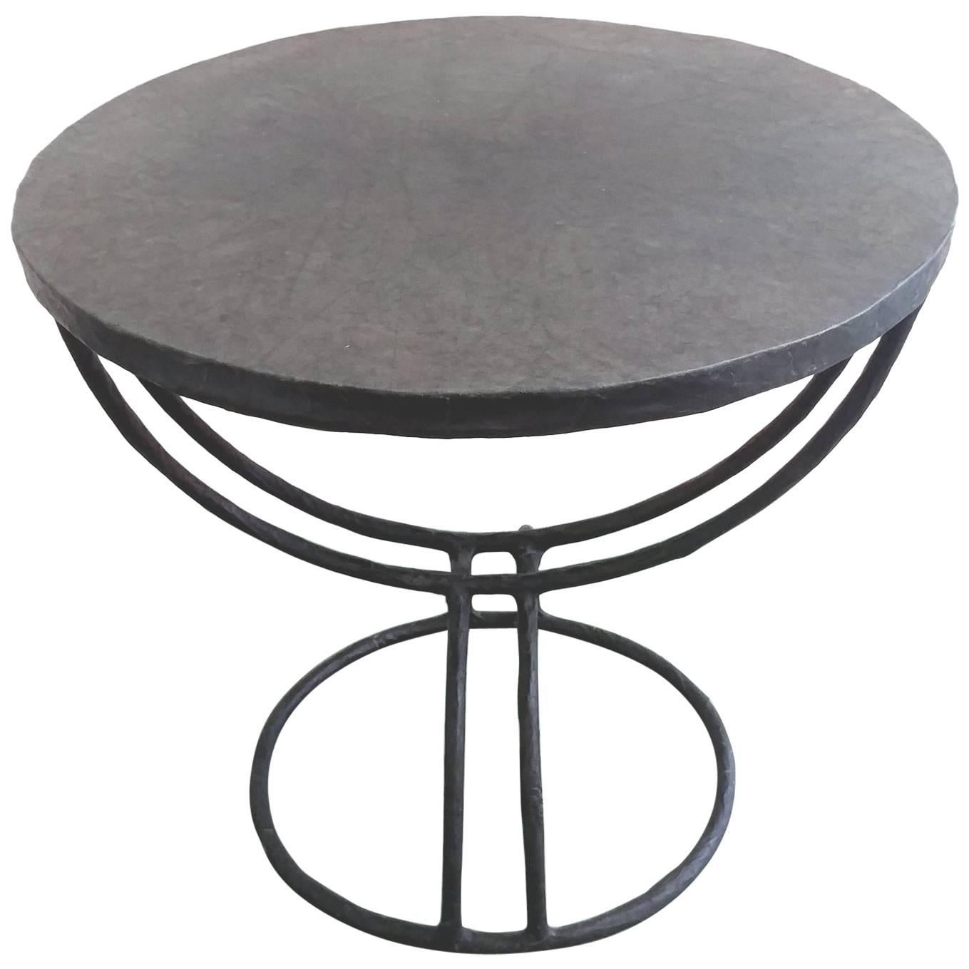 Parchment Occasional Table attributed to Diego Giacometti Offered by LaPorte