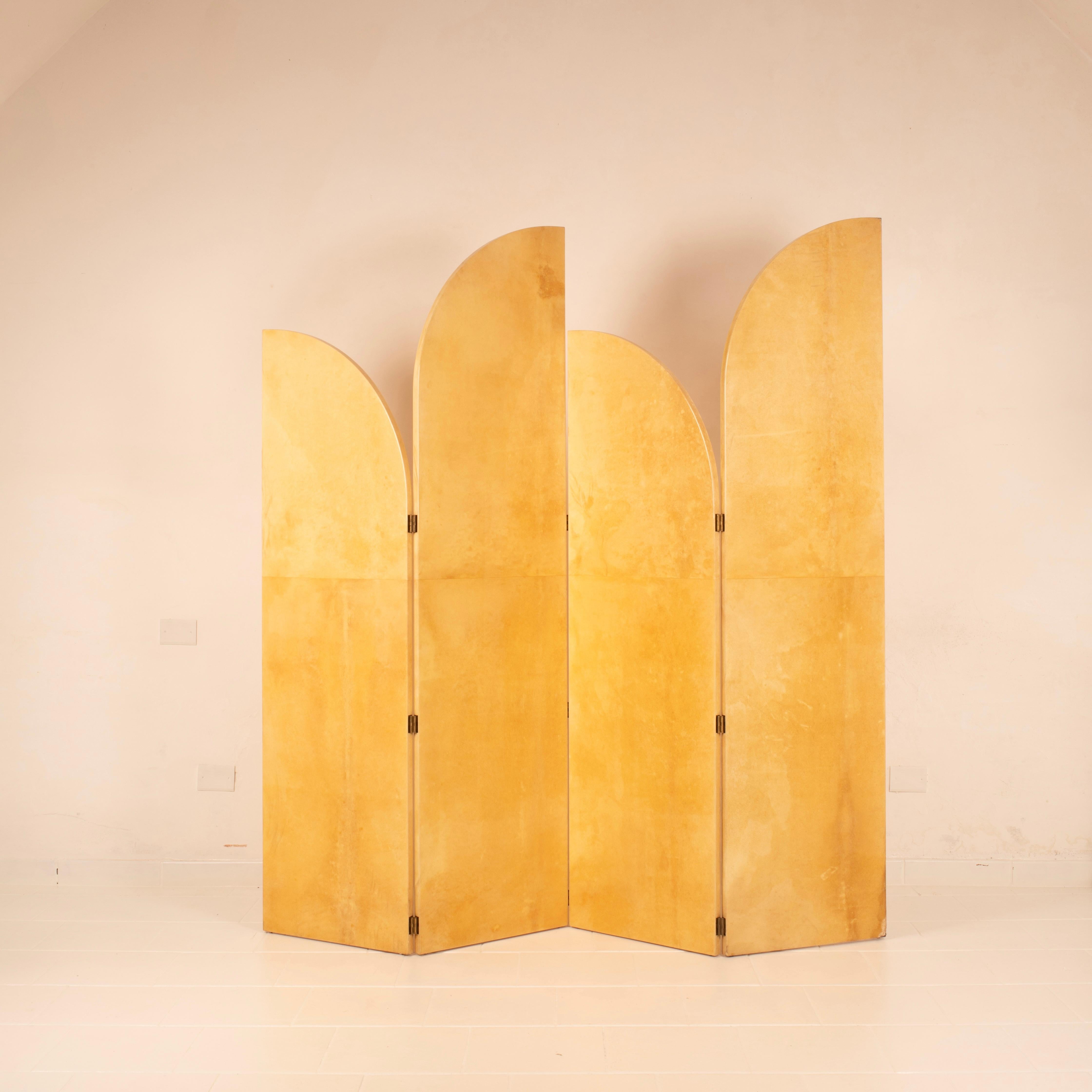 Parchment Separé by Aldo Tura for TURA Milano, 1960 in vendita 5