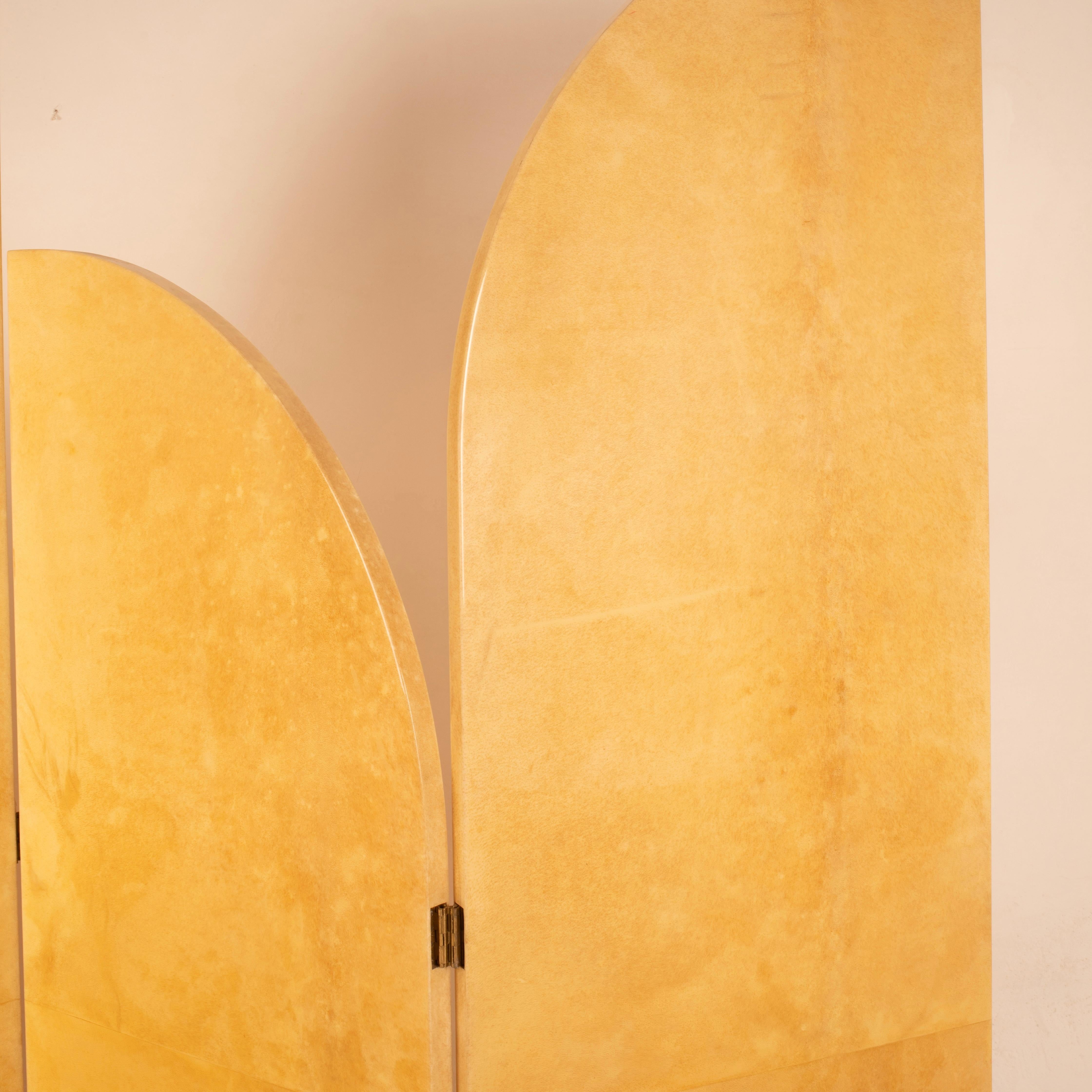 Parchment Separé by Aldo Tura for TURA Milano, 1960 in vendita 12