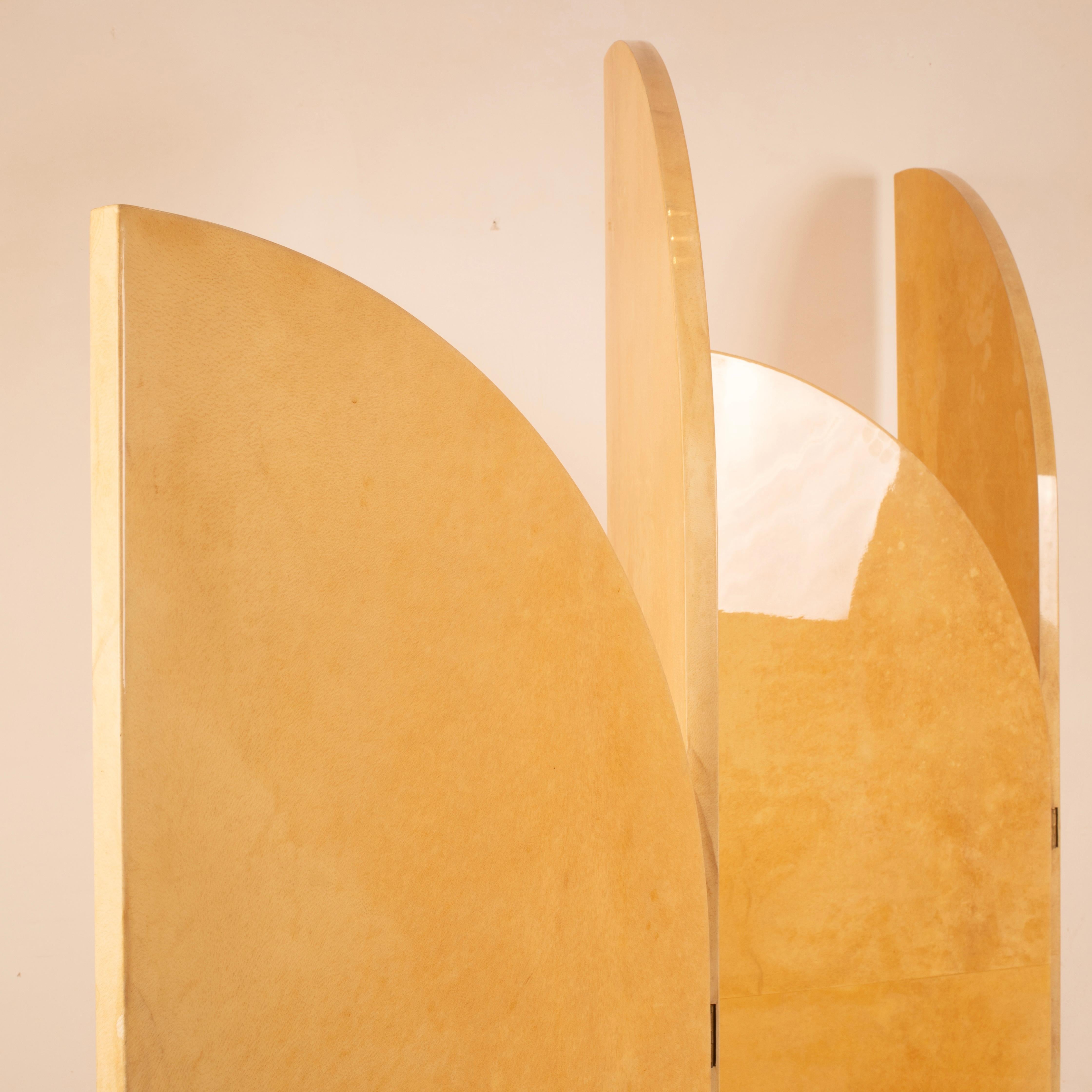 Parchment Separé by Aldo Tura for TURA Milano, 1960 in vendita 13