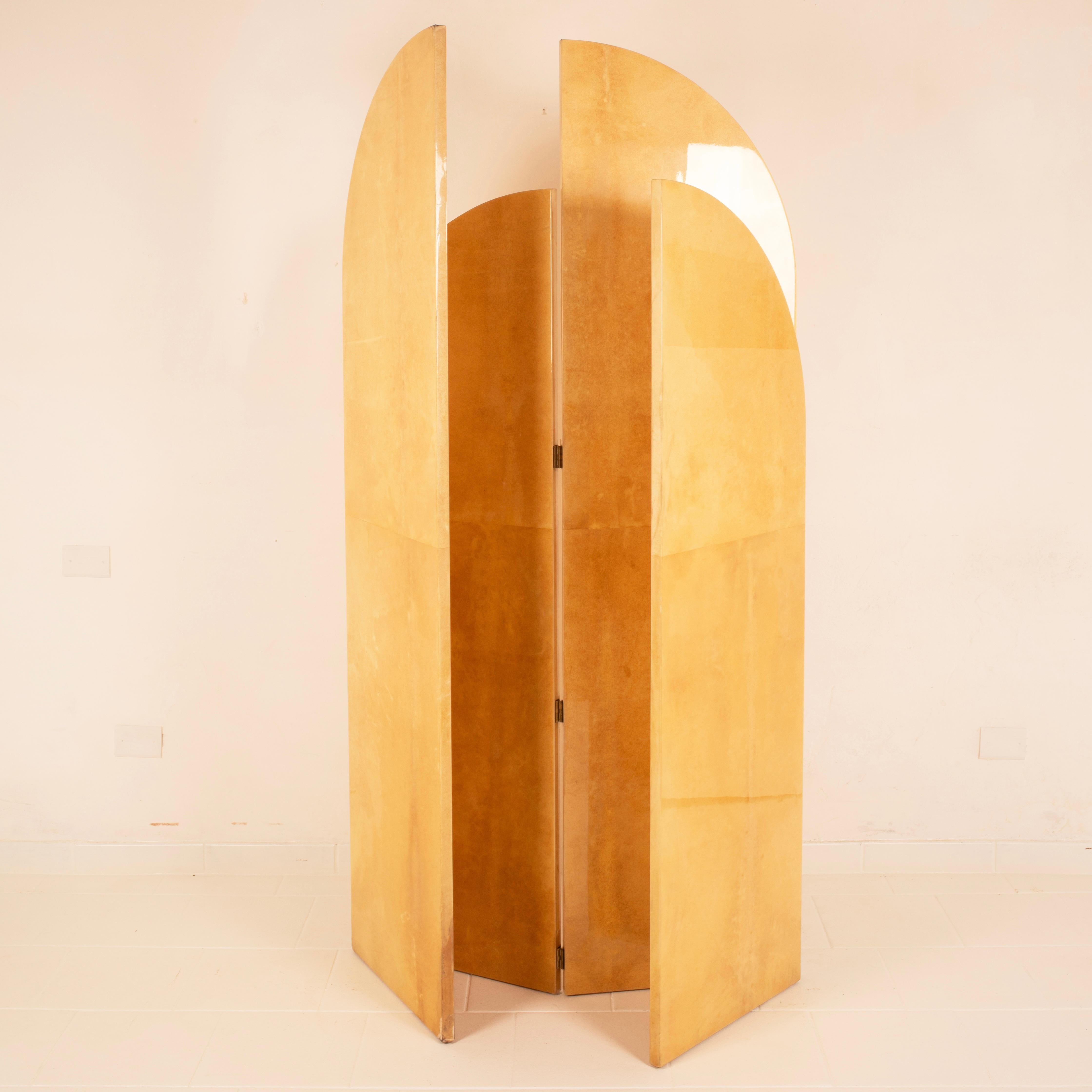 Parchment Separé by Aldo Tura for TURA Milano, 1960 in vendita 1