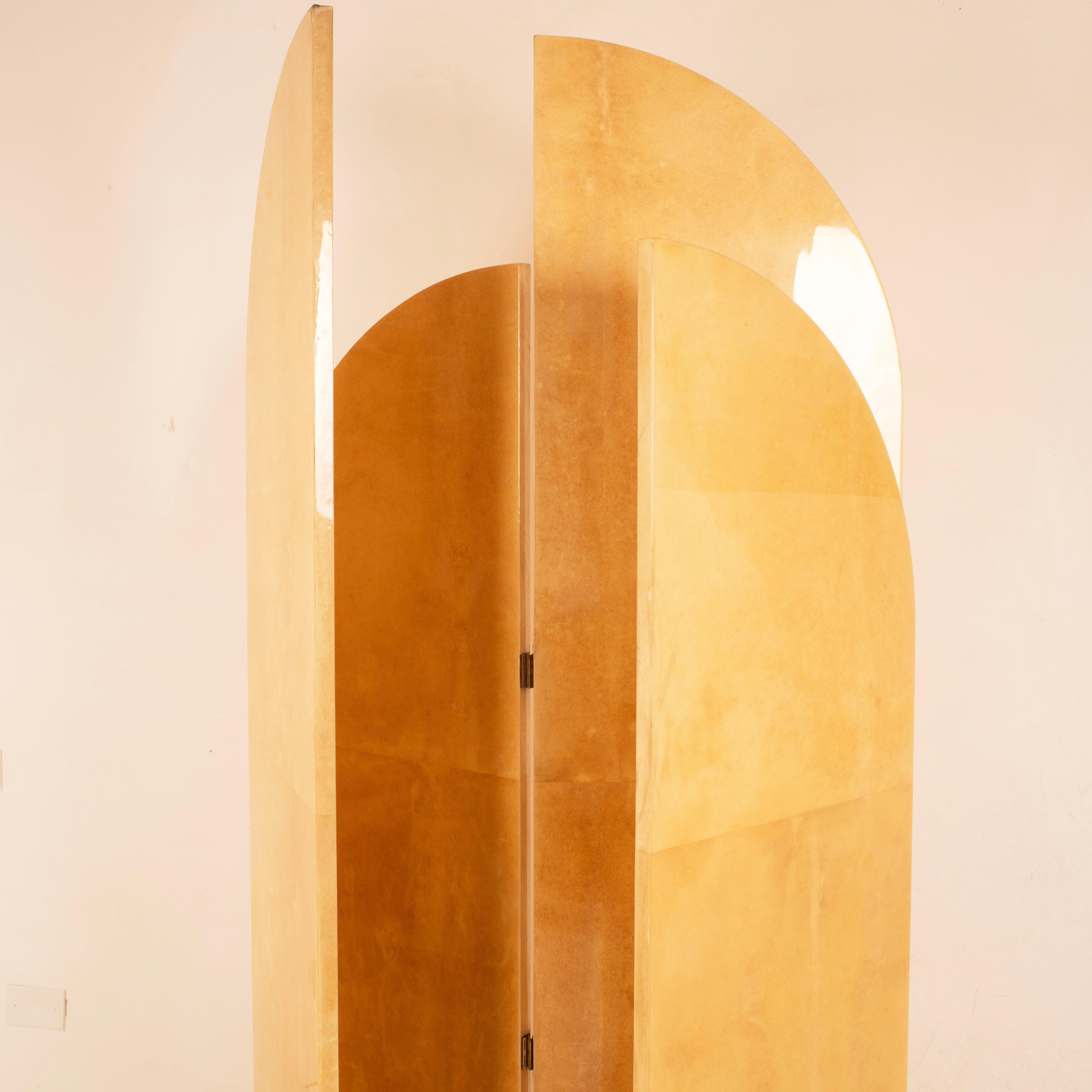 Parchment Separé by Aldo Tura for TURA Milano, 1960 in vendita 2