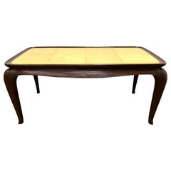 Parchment Topped Coffee Table, Attr. Atelier Borsani Varedo
