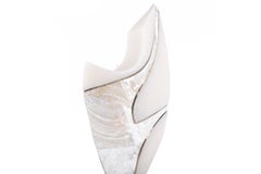 Mother of Pearl Vanity with Bronze-Patina Brass Details by R & Y Augousti