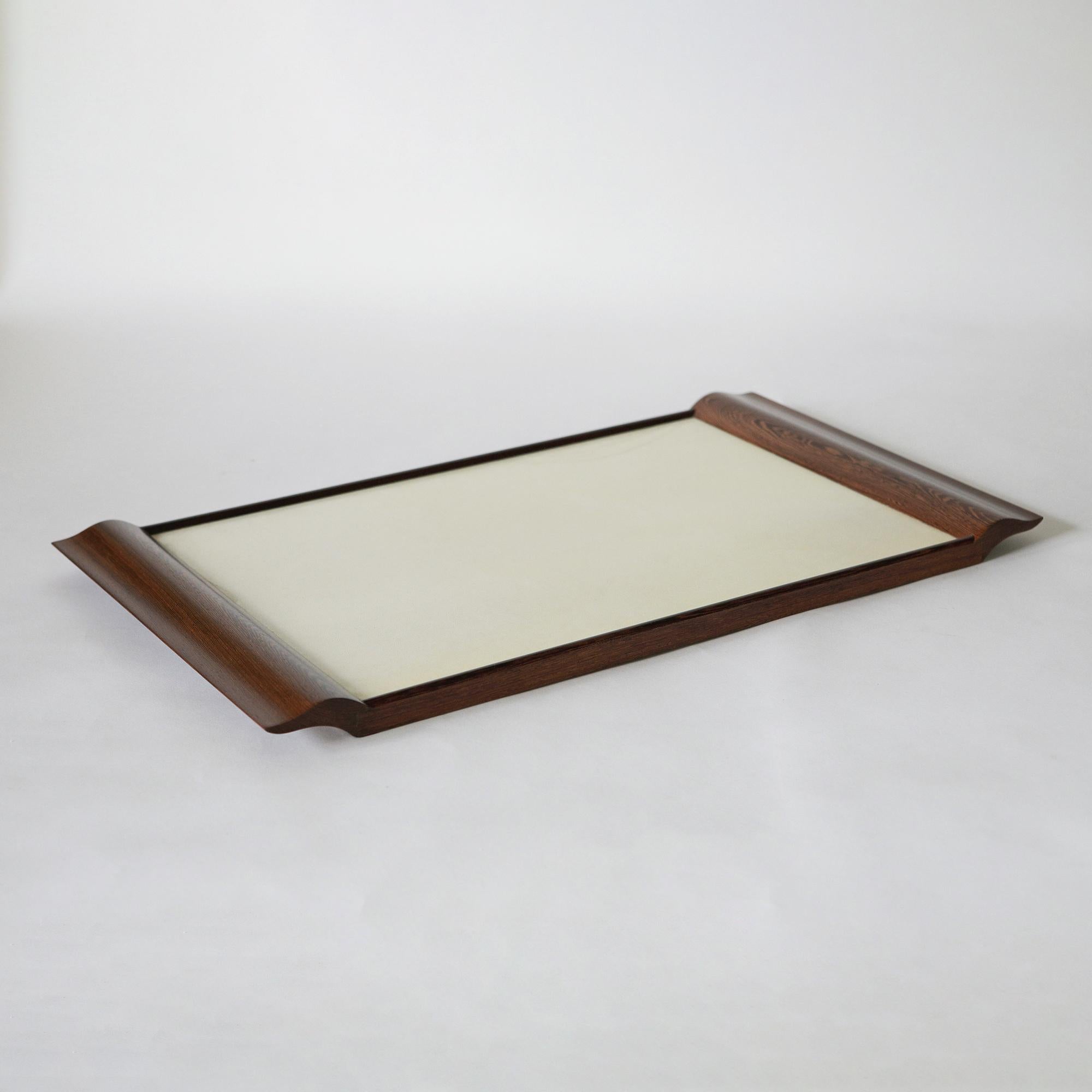 Art Deco Parchment Wing Tray, Large by Alexander Lamont For Sale