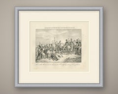 Pardon for the Rebels of Cairo, Egypt, Antique Madou Lithograph, 1827