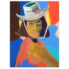 'Pardon My French' Portrait Painting by Alan Fears Pop Art