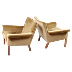 Pare of Rare Lounge Chairs by Hans J. Wegner