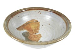 PARÉ - Splash Decorated & Glazed Studio Pottery Bowl - Signed - Mid 20th Century