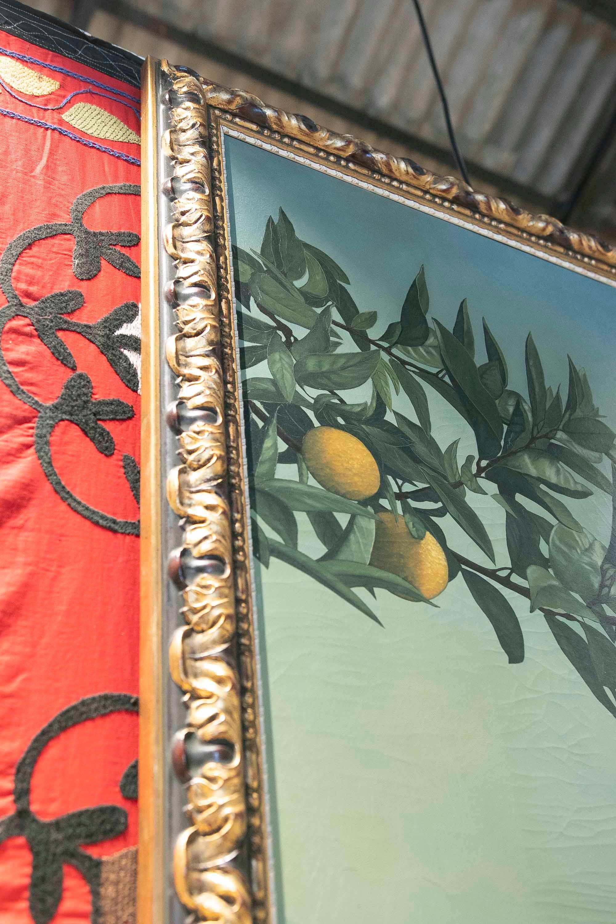 Pareja de cuadros decorativos pintados en lienzo de escena de villa griega For Sale 5