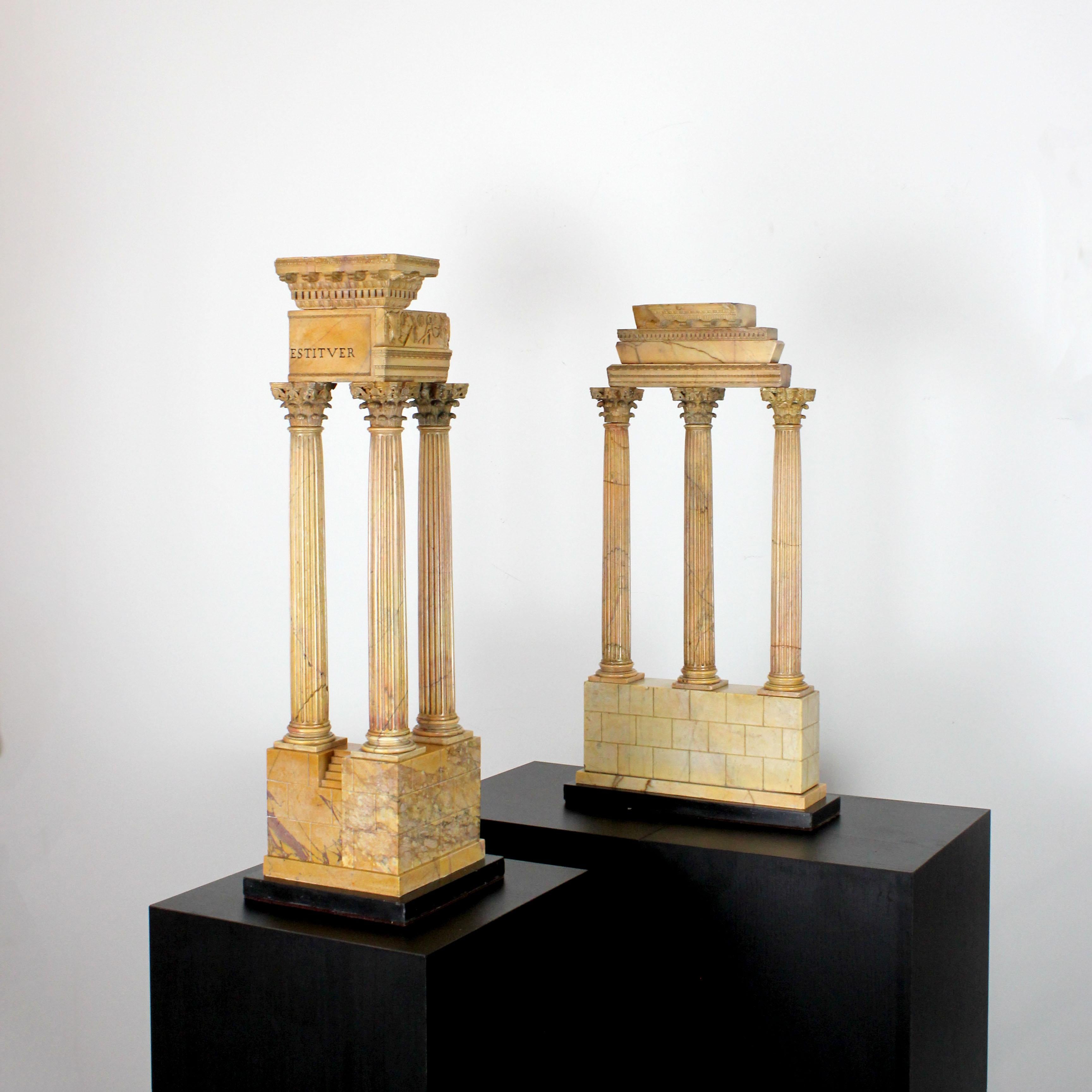 Pareja de ruinas 