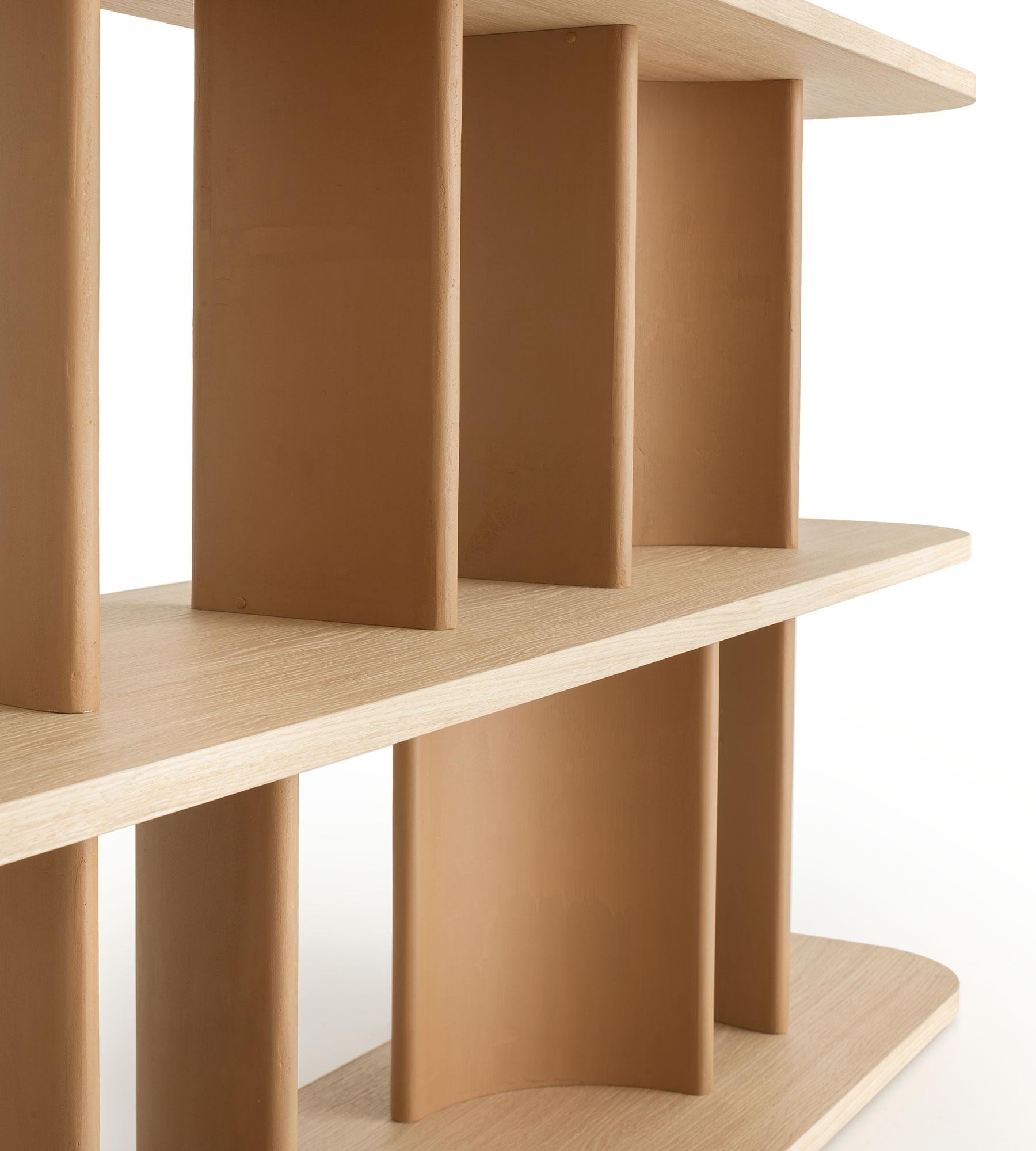 Libreria Parentesi in Wood Oak di Morica Design in vendita 2