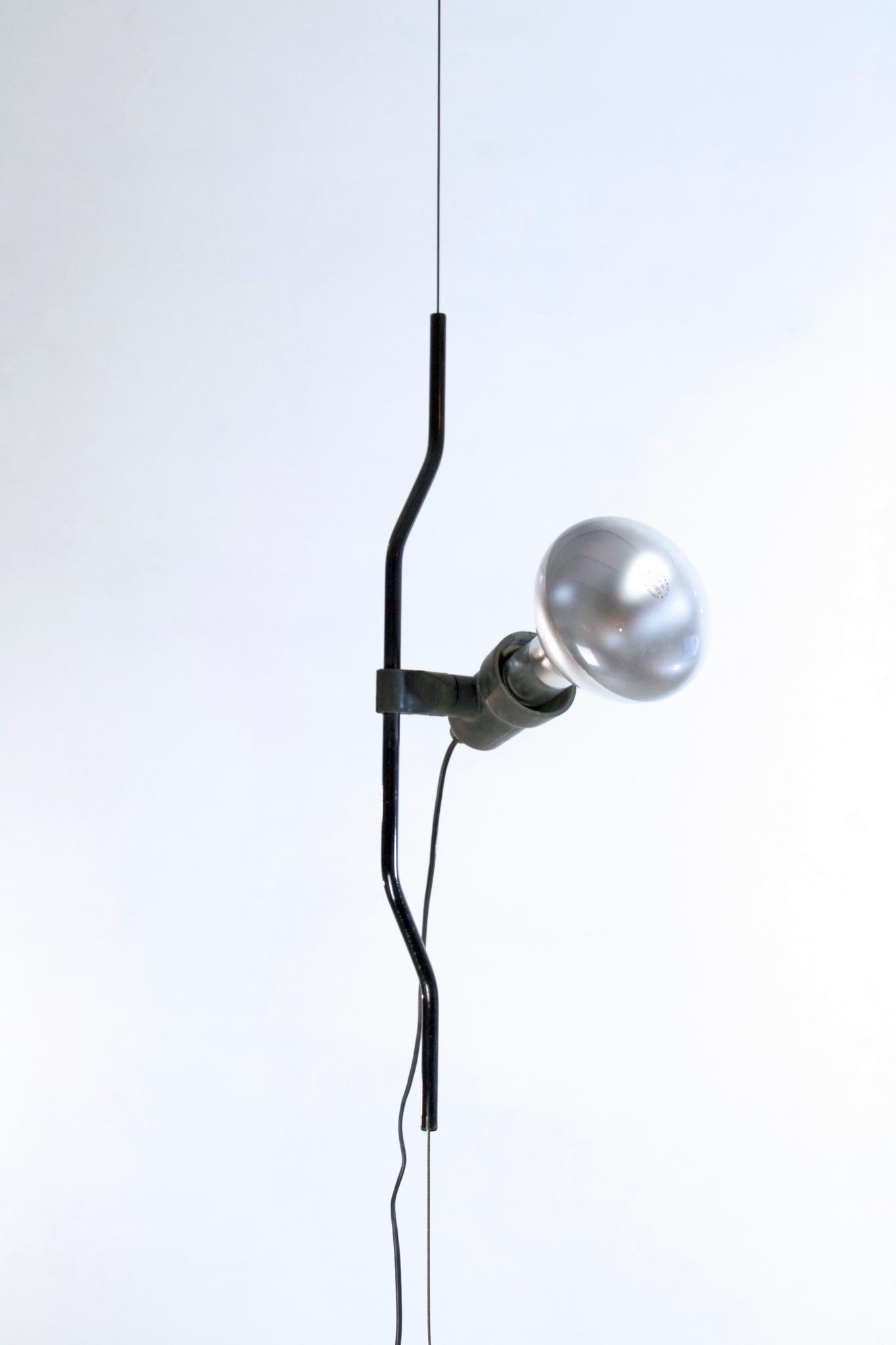 Aluminum Parentesi Suspension Light by Achille Castiglioni and Pio Manzu for Flos