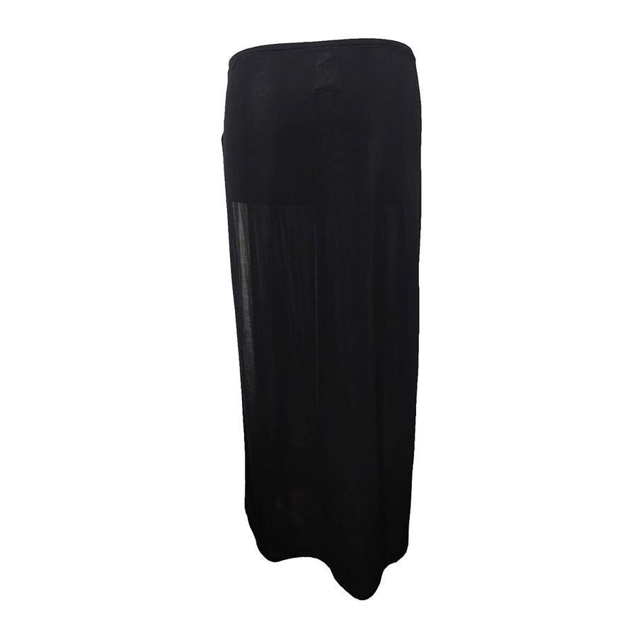 Black Dolce & Gabbana Pareo skirt size 42 For Sale