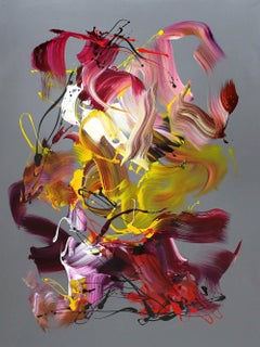 Flujo interior, Pintura, Acrílico sobre lienzo
