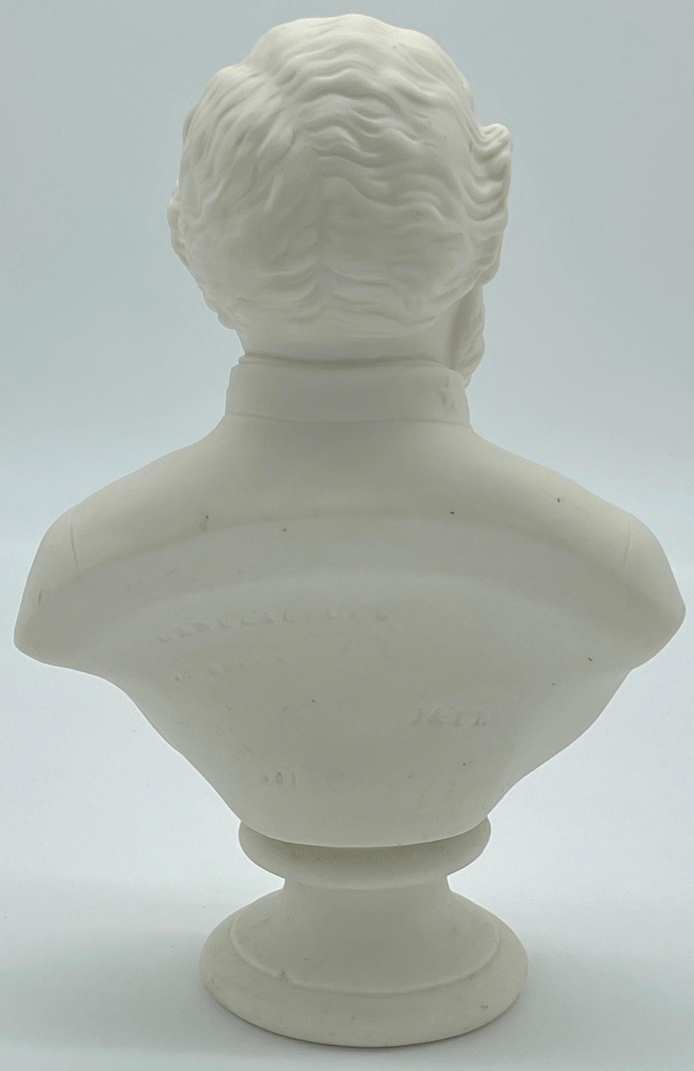 Parian Bust of Confederate General Robert E. Lee on Carved Neoclassical Base 5