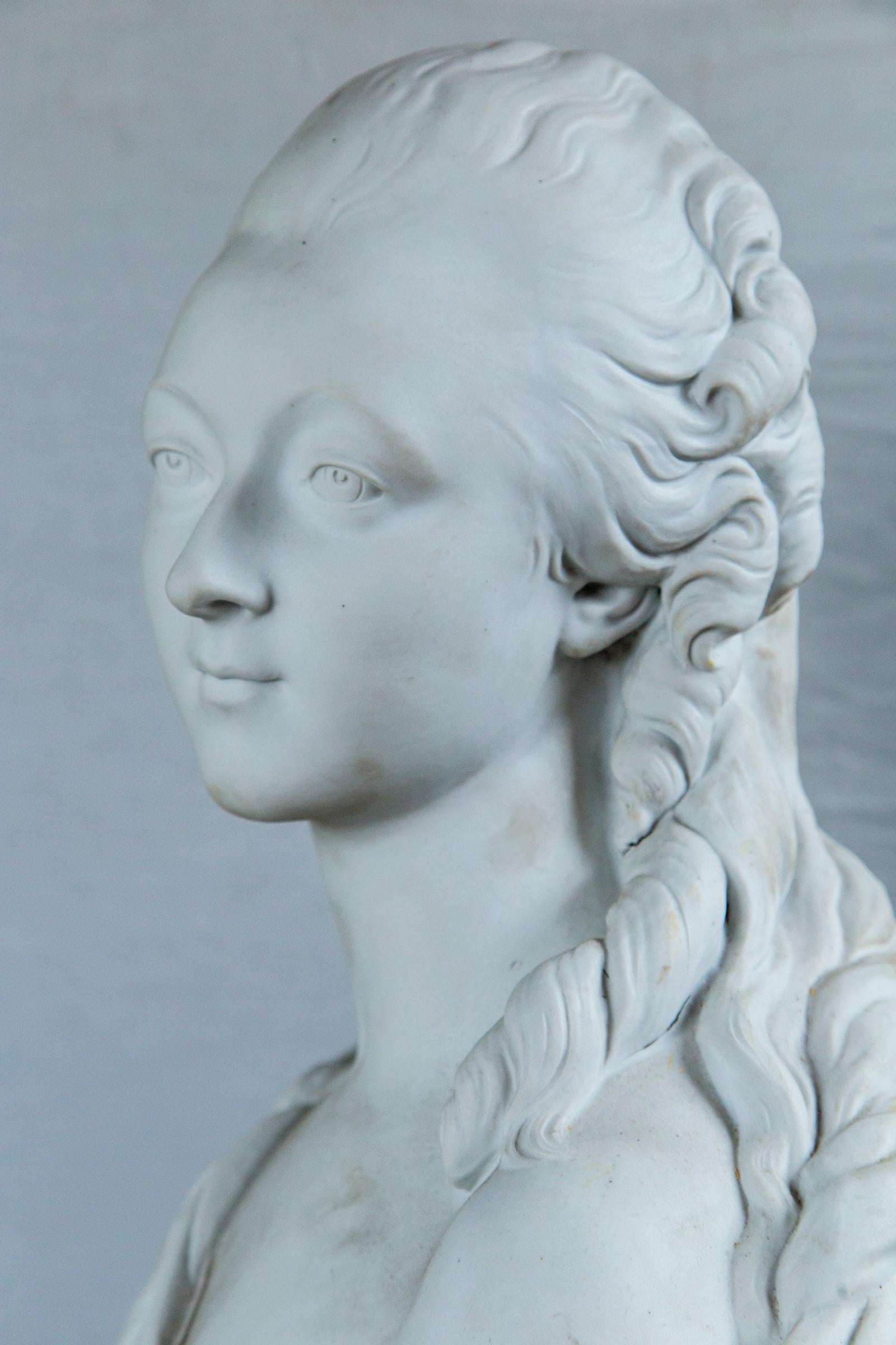 Parian Bust of Madame Du Barry 2