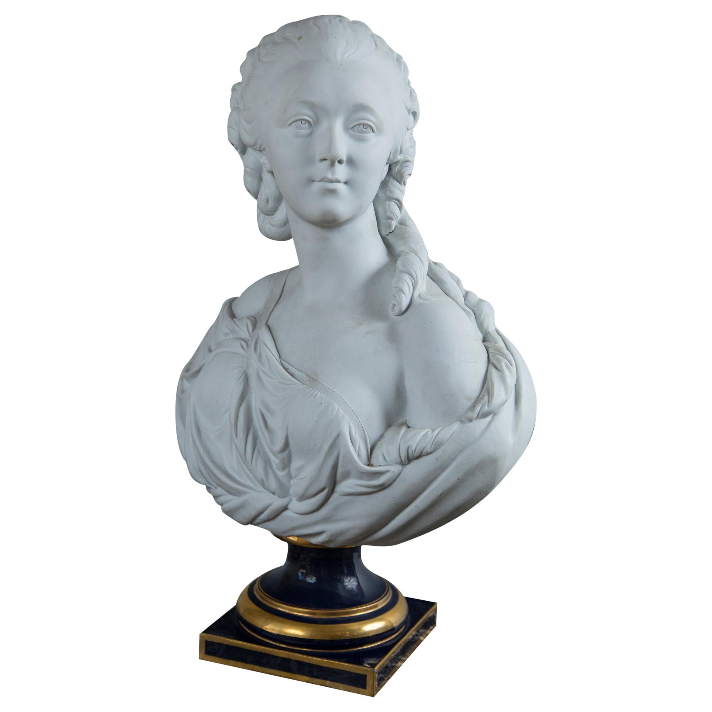 Parian Bust of Madame Du Barry