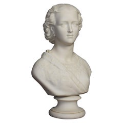 Parian Bust of Queen Victoria