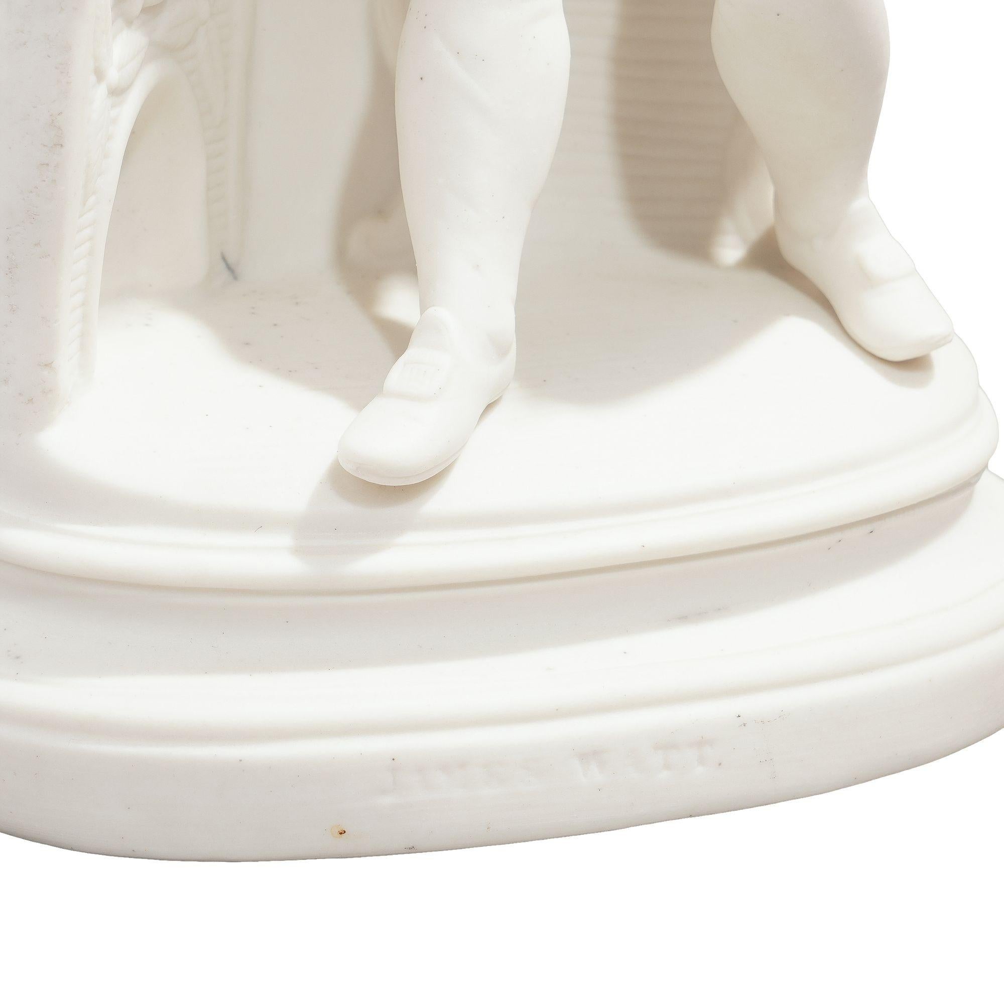 Figurilla de Parian de James Watt por Copeland & Garrett, c. 1840 en venta 5