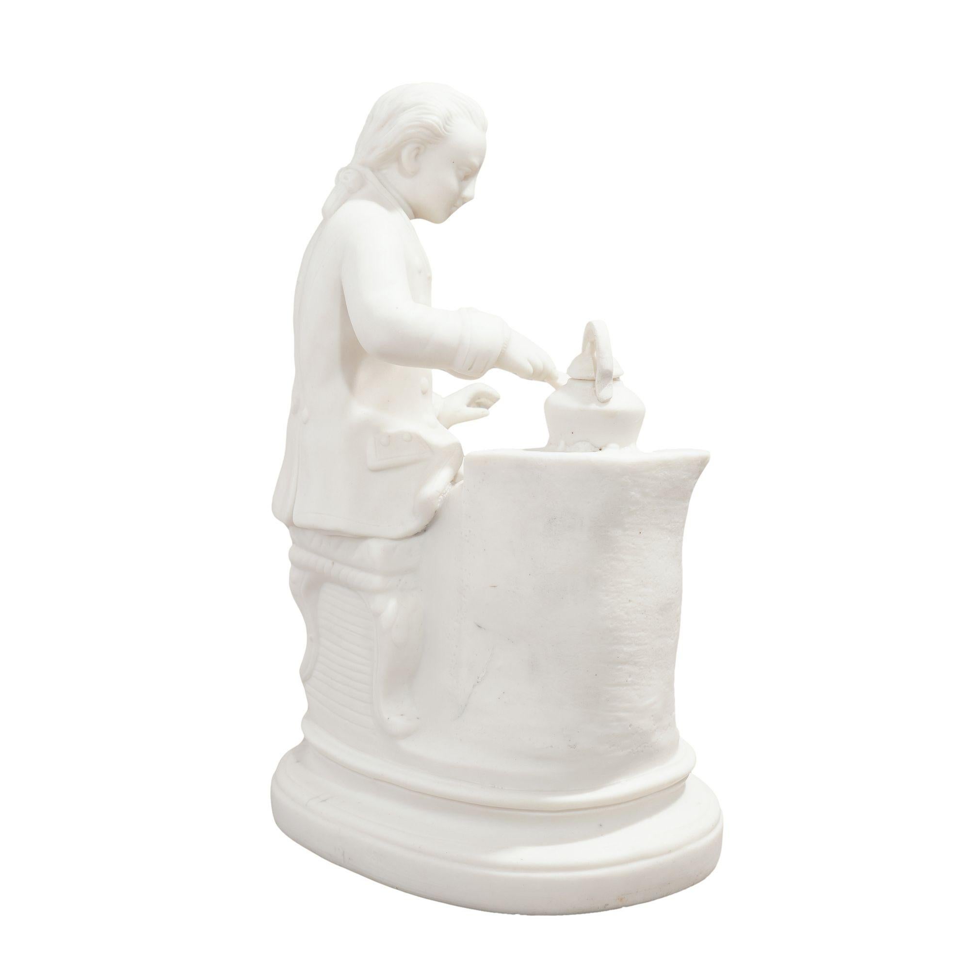 Figurilla de Parian de James Watt por Copeland & Garrett, c. 1840 en venta 1