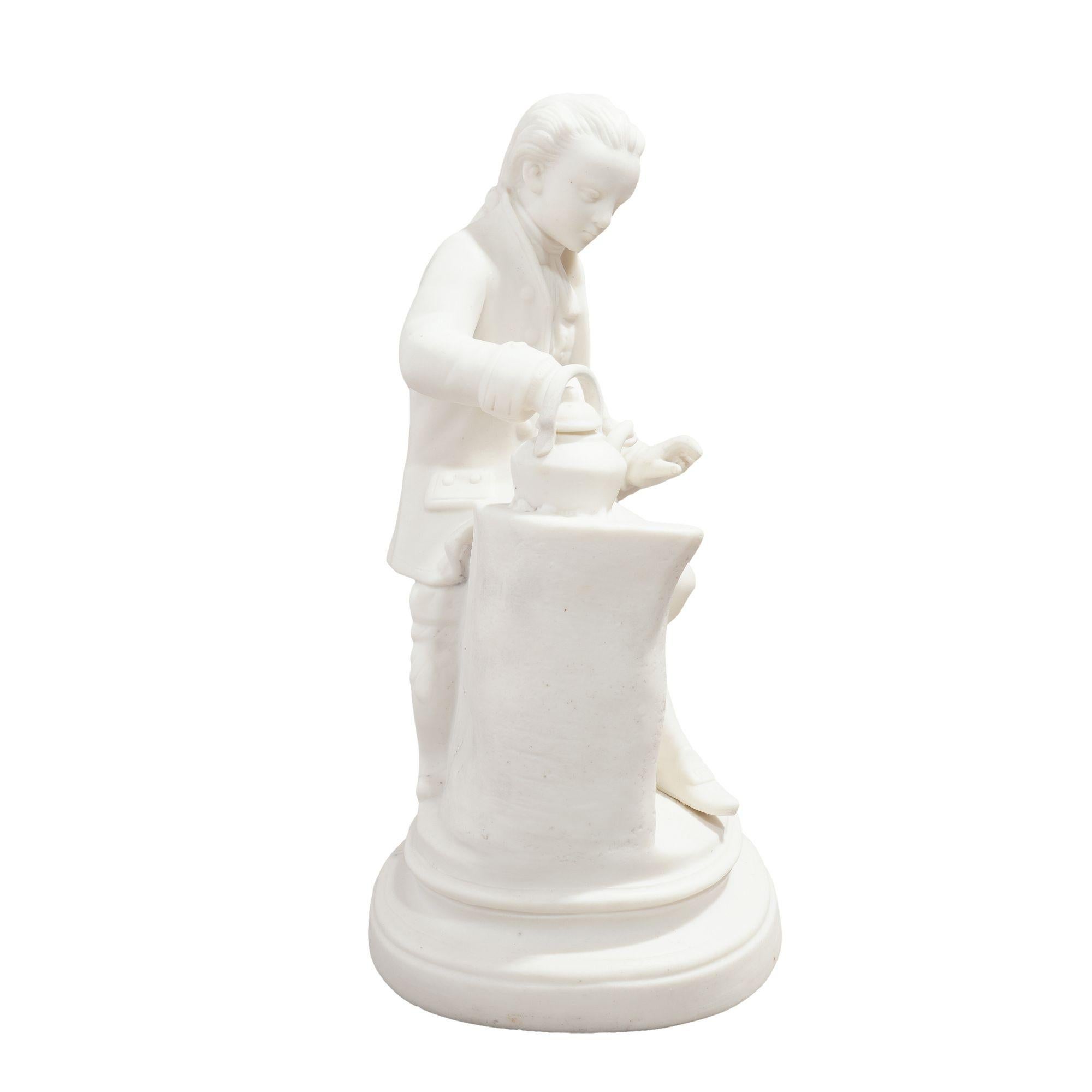 Figurilla de Parian de James Watt por Copeland & Garrett, c. 1840 en venta 2