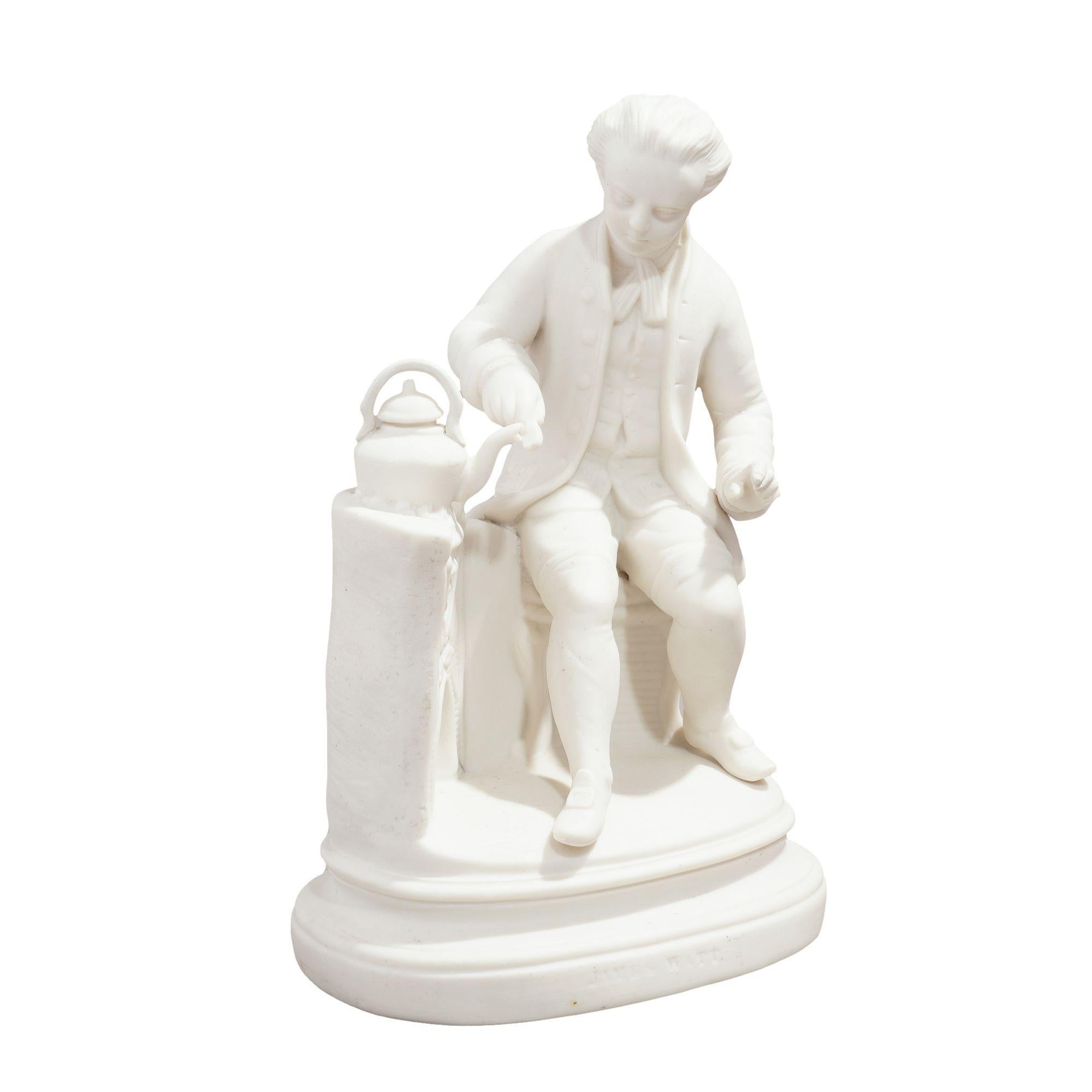 Figurilla de Parian de James Watt por Copeland & Garrett, c. 1840 en venta 3