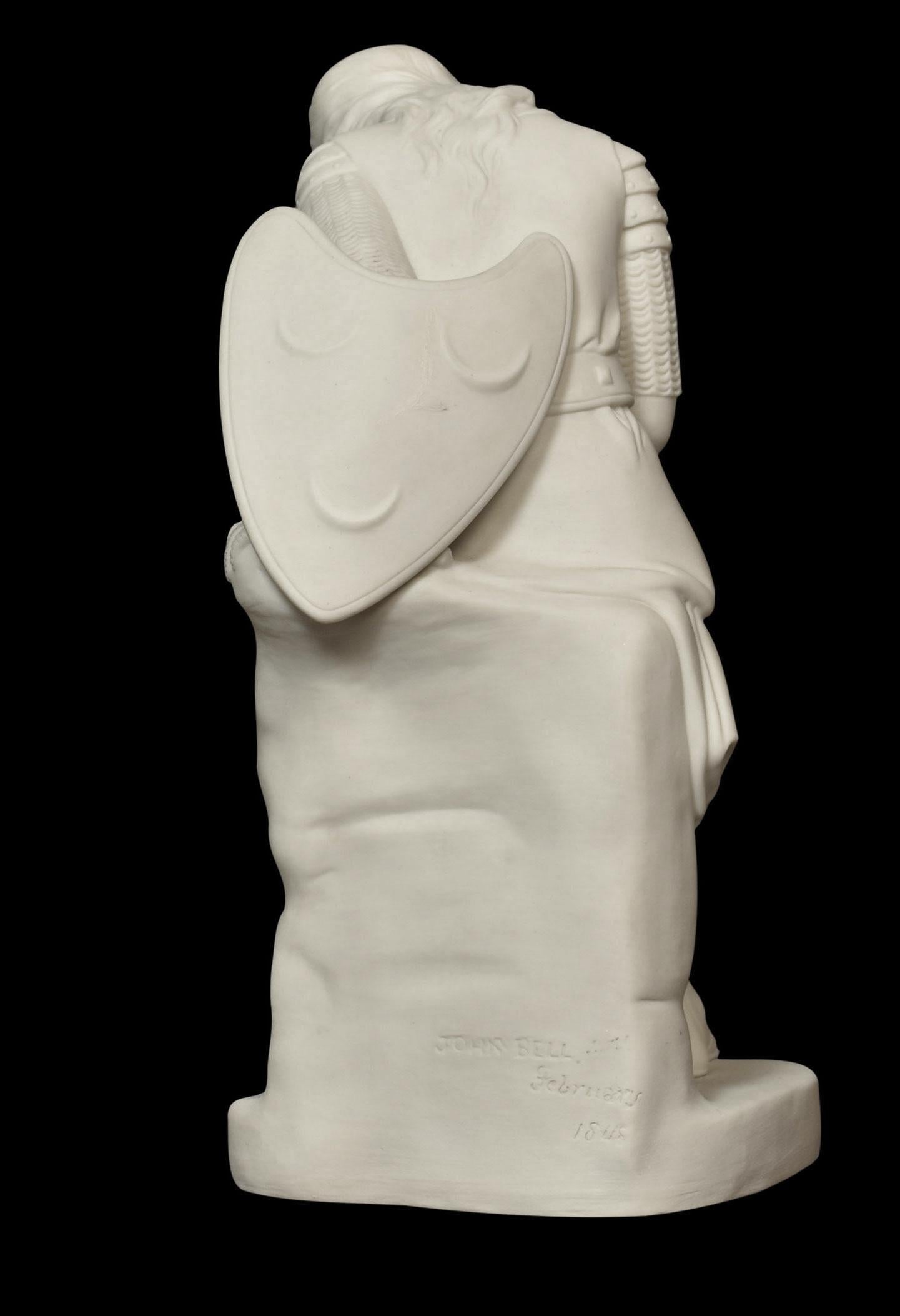 Parian Model of Clorinda In Good Condition For Sale In Cheshire, GB