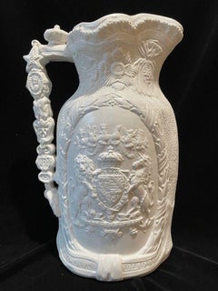 Parian Prince Consort Commemorative Pitcher